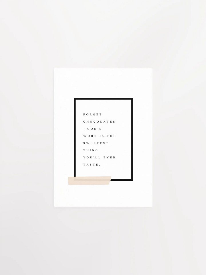 Forget chocolates—Paper Poster product image (1)