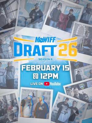seasonSIX is about ready to get real!  See who will get drafted first overall!  You can catch the draft exclusively on YouTube, February 15th starting at 12pm!  See you there!  #mowiff #wiffleball #wiffle #fyp #majorleaguewiffle 