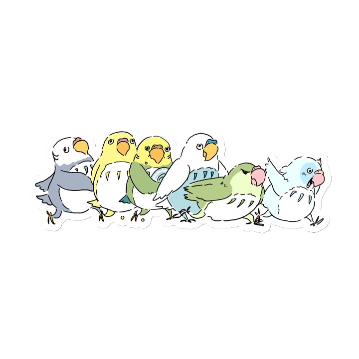 ABL X Ghibli Parakeets Magnet product image (2)