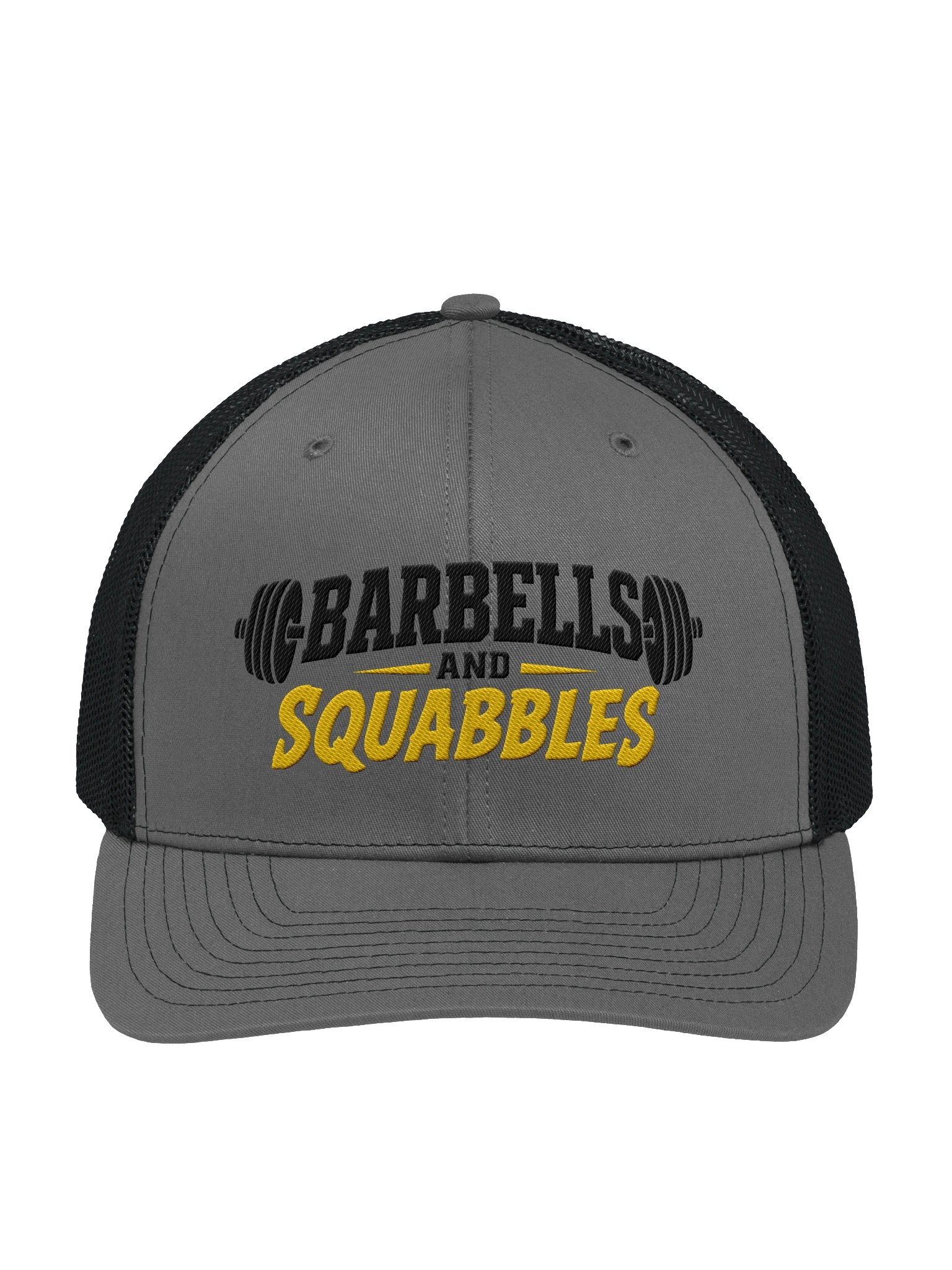 Black & Yellow Logo Trucker Hat product image (1)