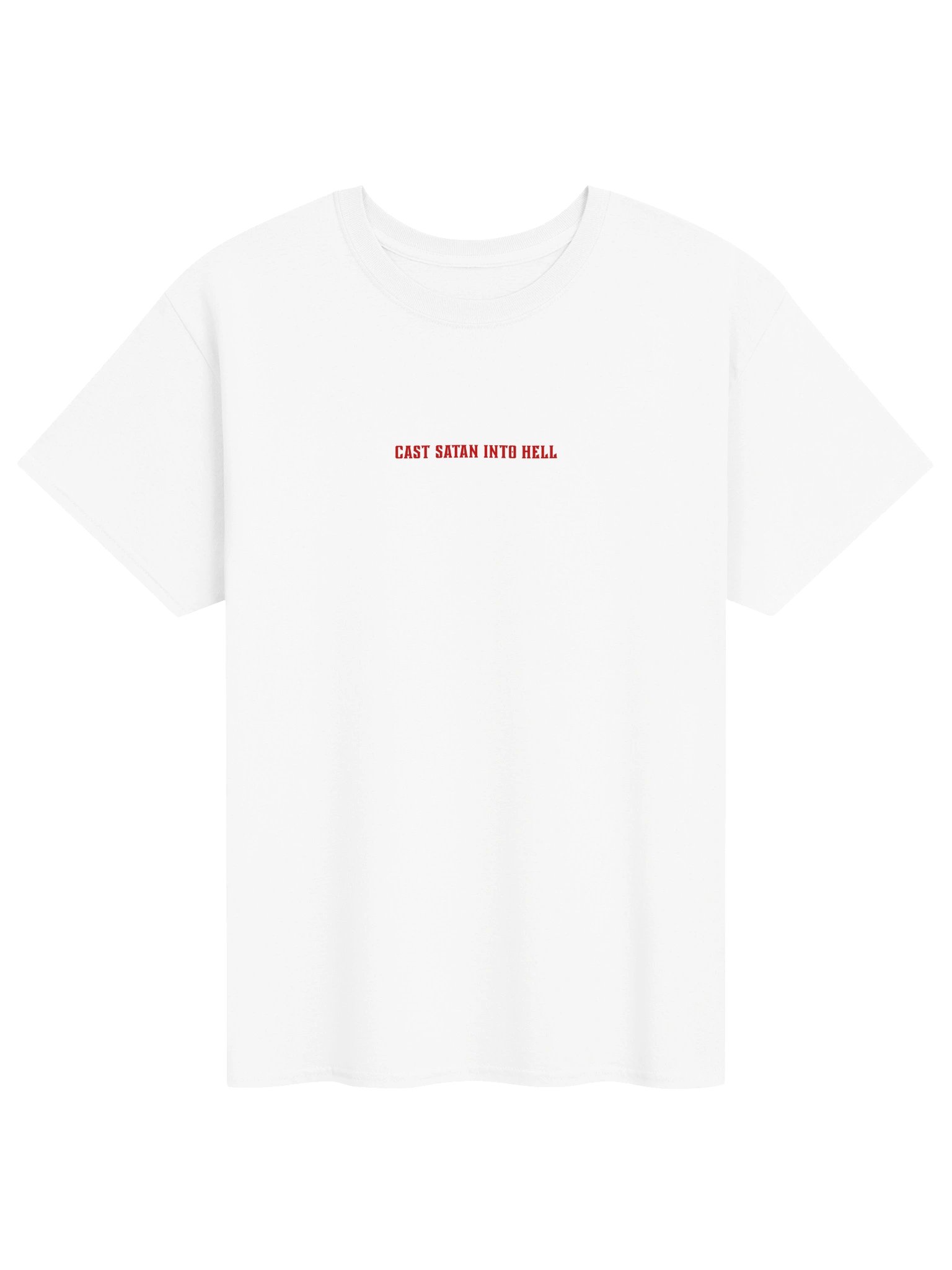 Cast Satan into Hell Metacore Saint Michael streetware VERSION 2- comfort t-shirt product image (12)