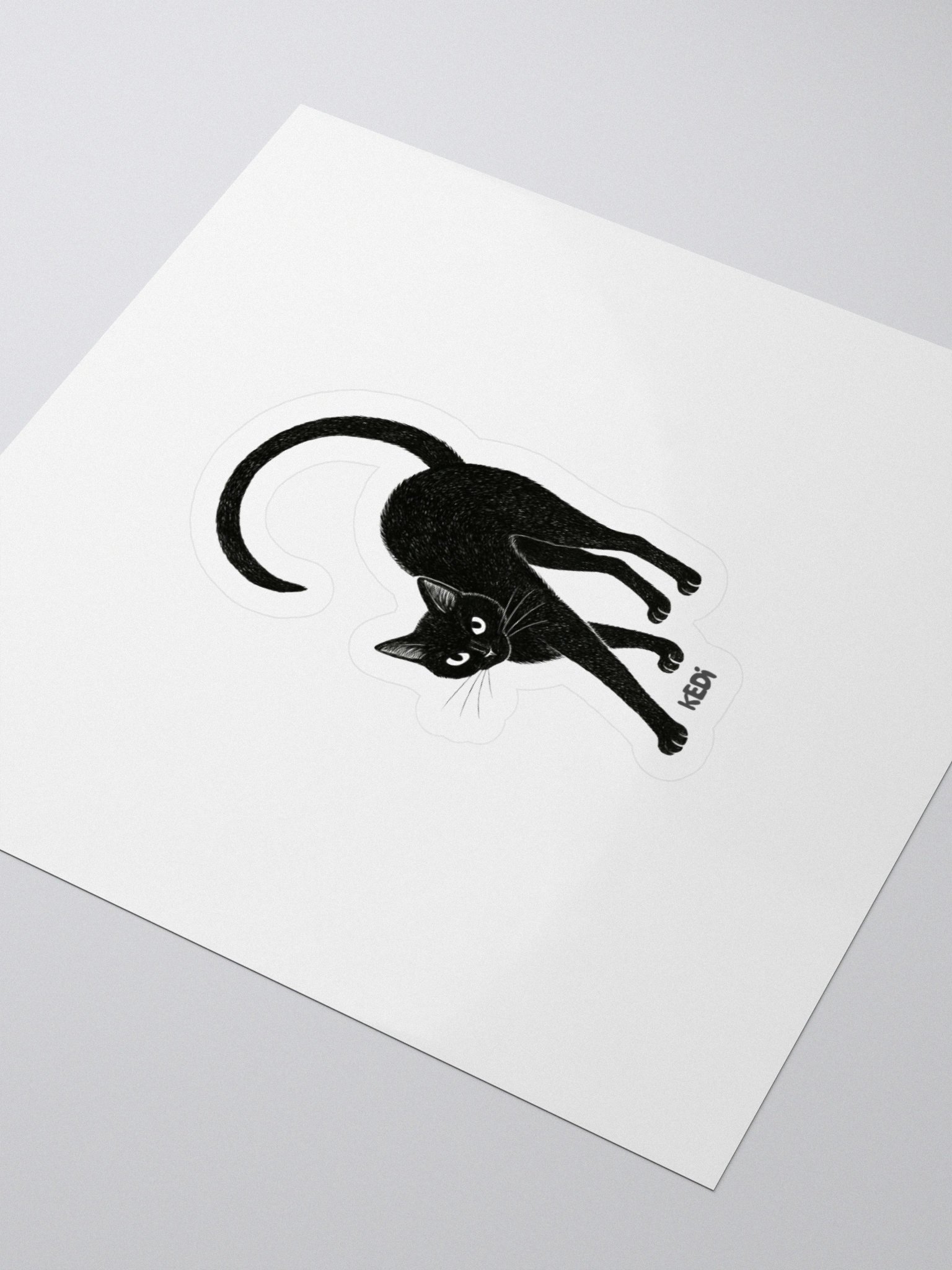 Mystic Cat Kiss Cut Stickers product image (3)