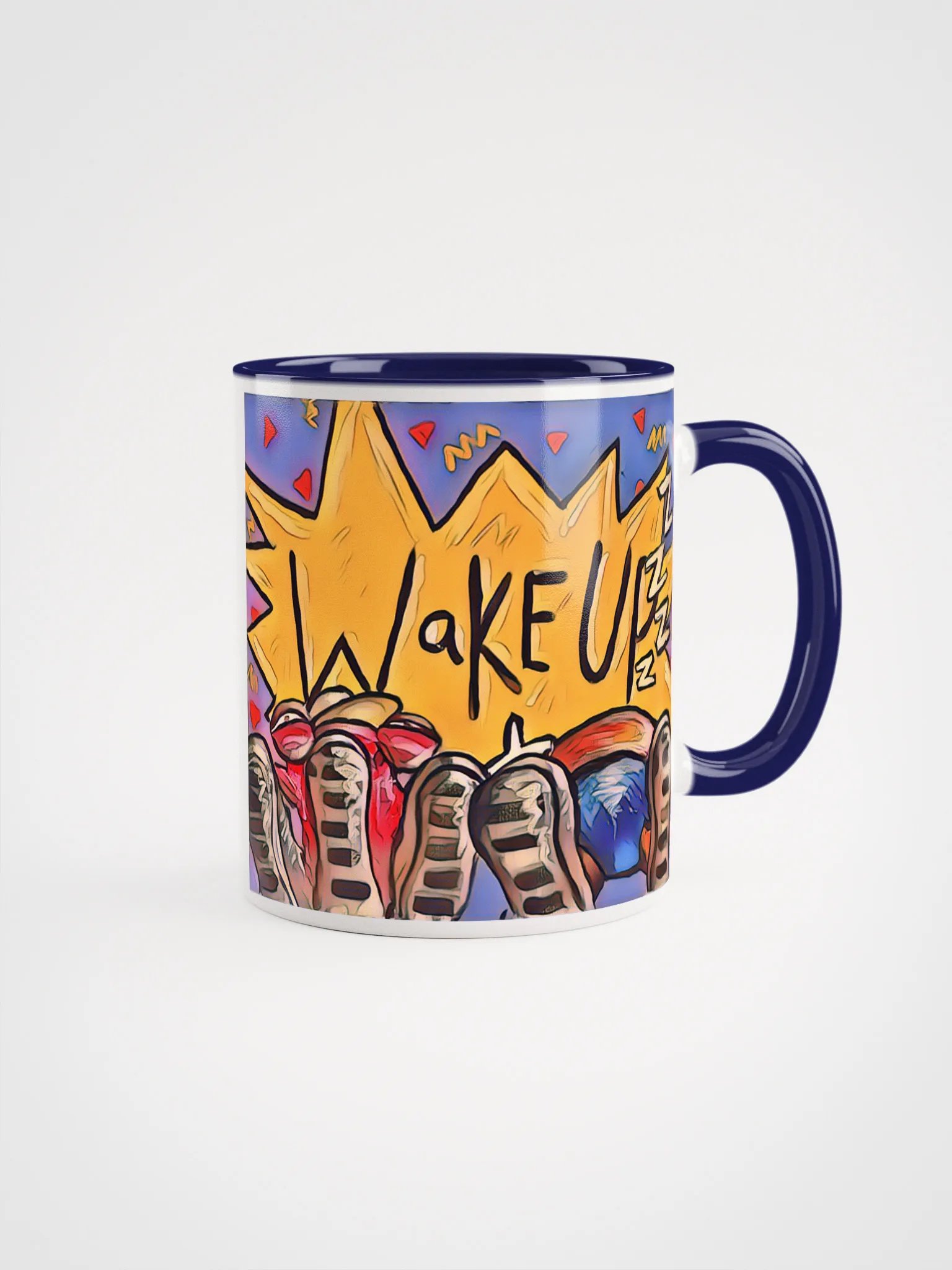 Funky Aliens WAKE UP! Ceramic Mug product image (7)