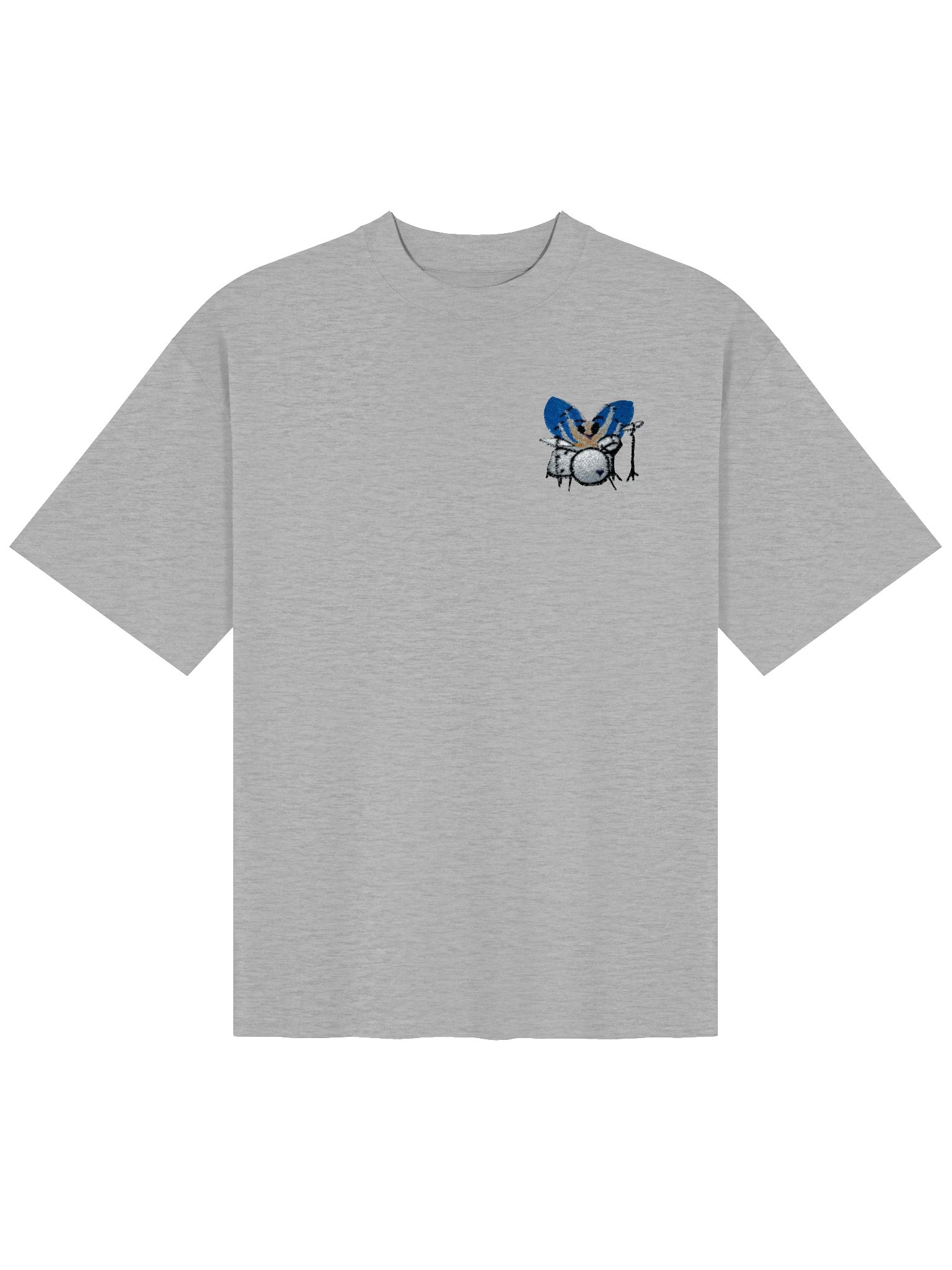 The Drumming Bug Embroidered Oversized Tee  product image (7)
