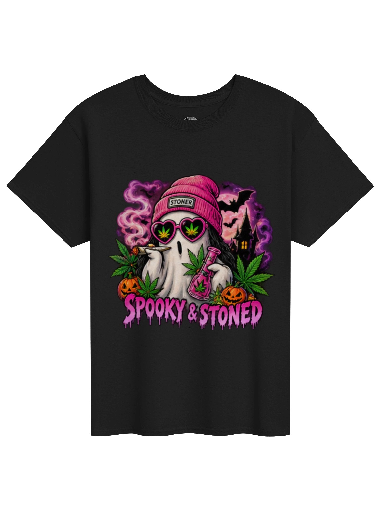 Pink Haze Halloweed Graphic Tee product image (1)