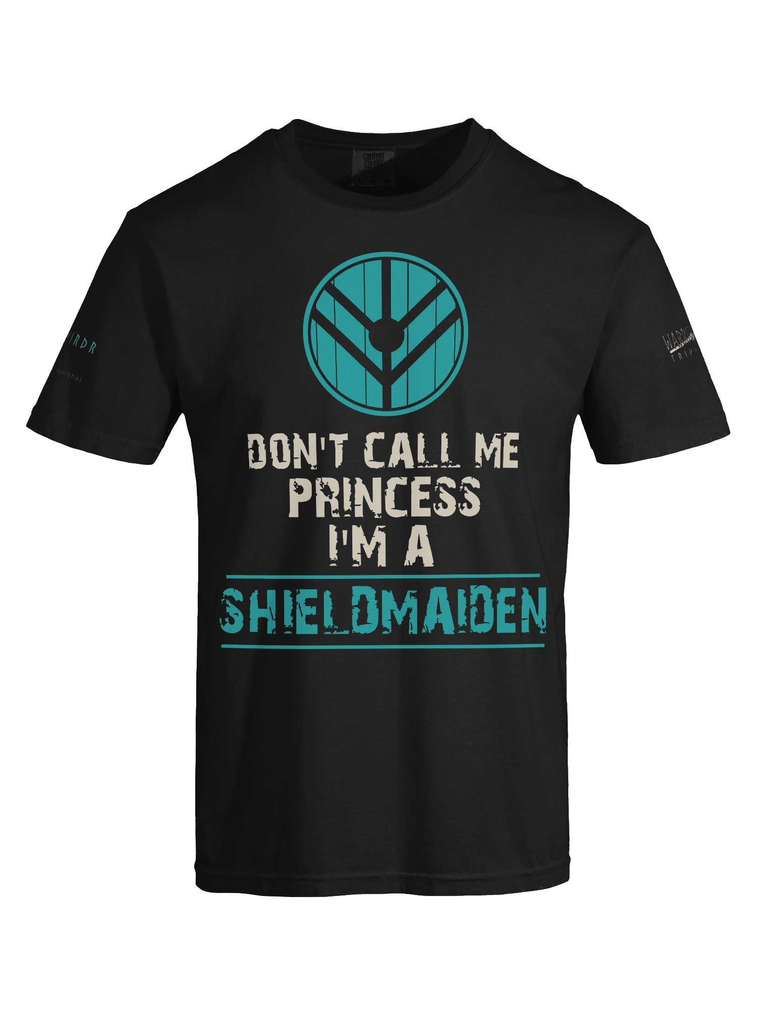 Don't Call Me a Princess Im a Shield Maiden- Adult Unisex Garment Dyed Shirt product image (6)