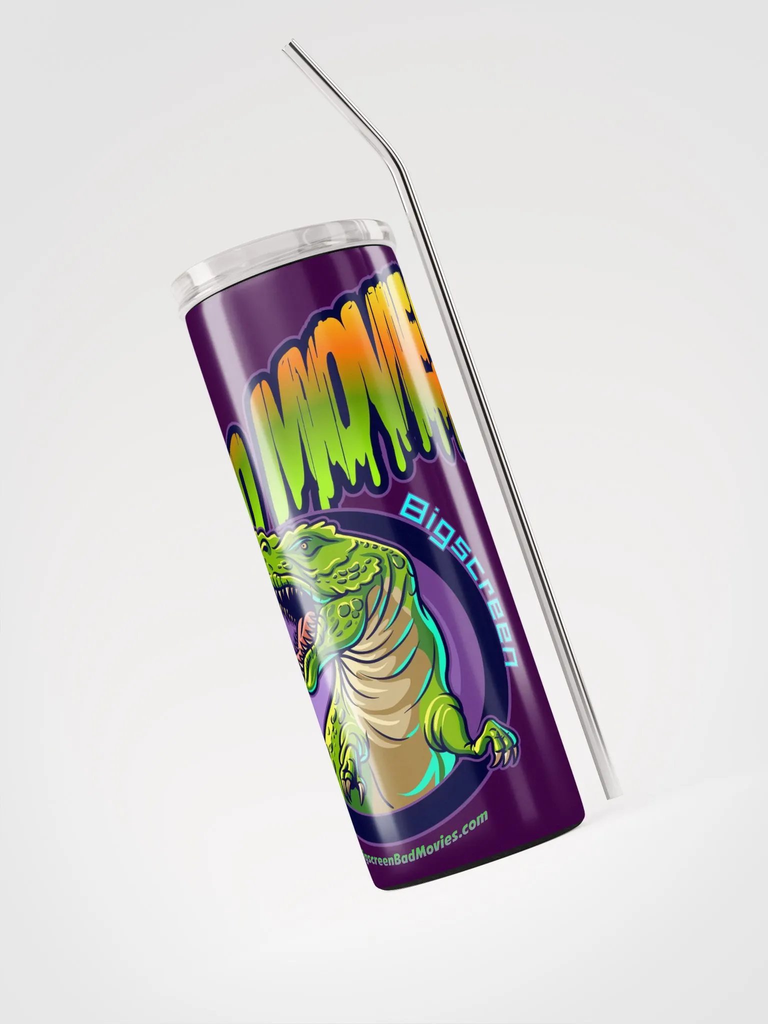 Bad Movies Purple Steel Tumbler product image (3)