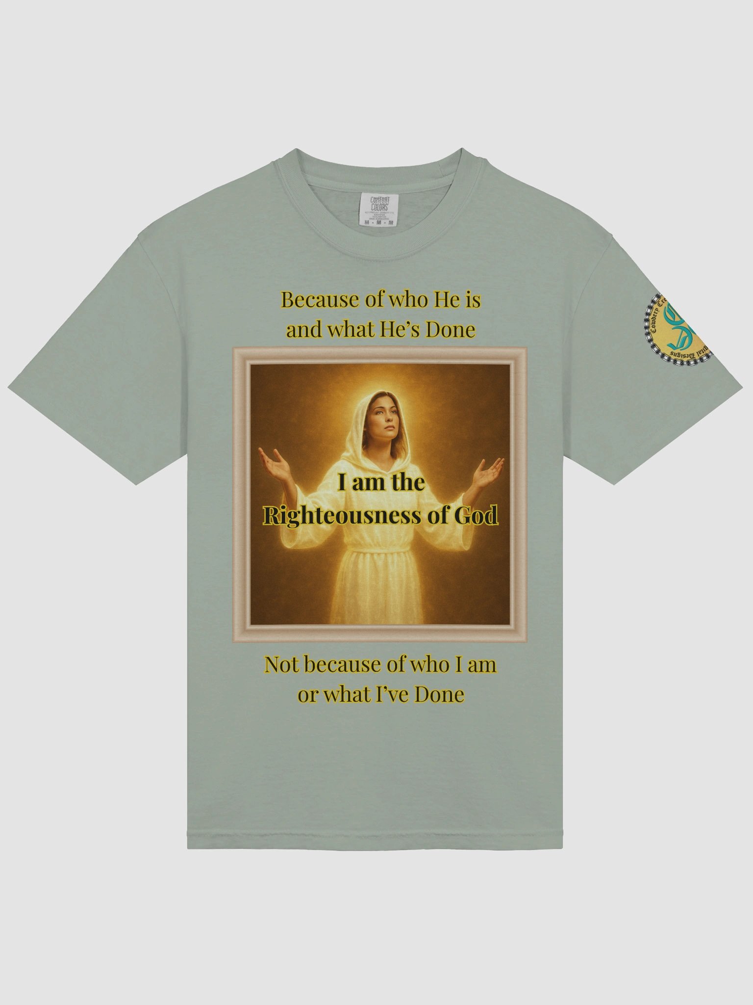 I am the Righteousness of God (Female) Comfort Colors Garment-Dyed Heavyweight T-Shirt Colors (4) product image (3)