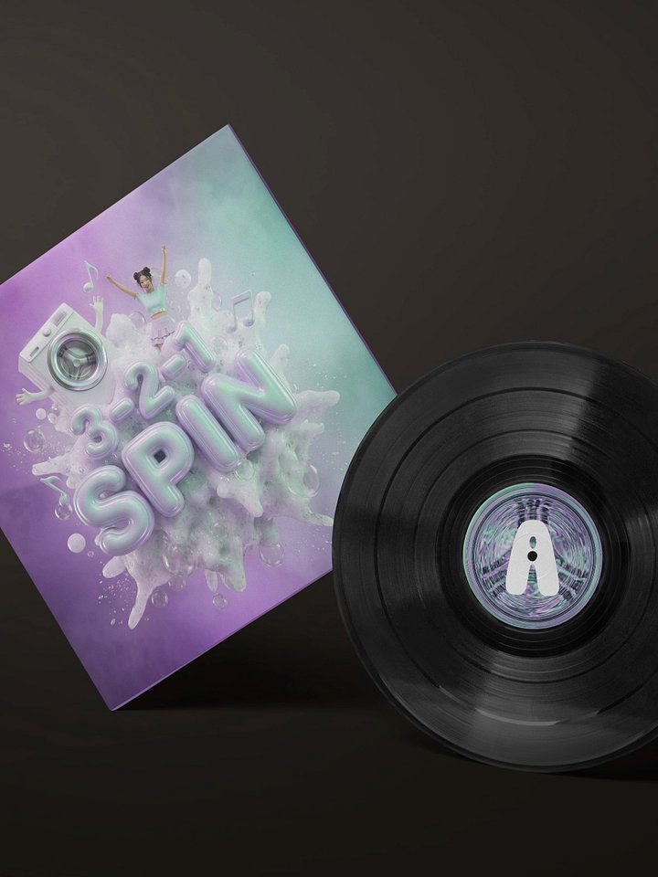 3-2-1 SPIN (EP) - 12" Vinyl LP product image (2)