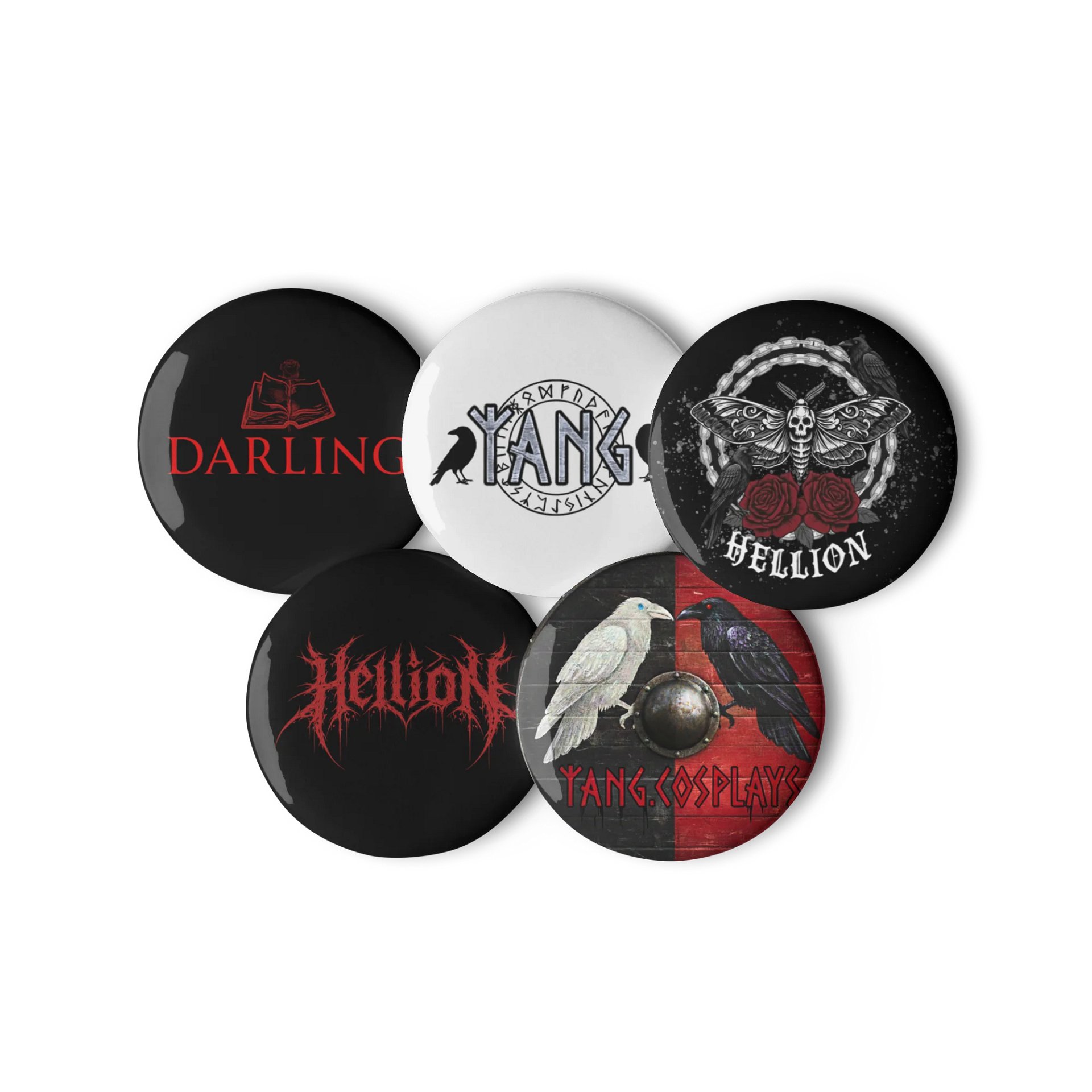 Hellion- Button Pins Style 1 product image (3)