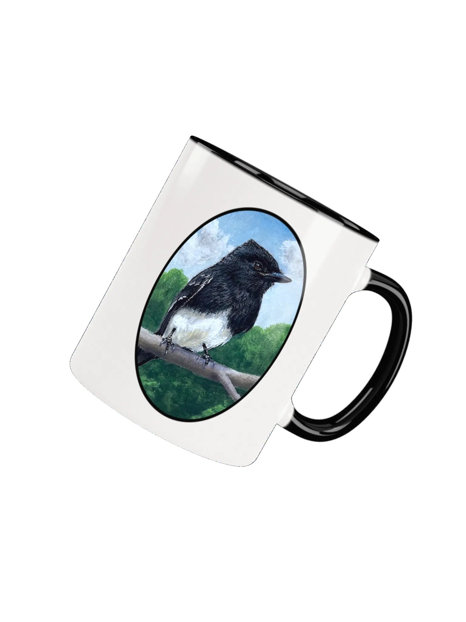 Black Phoebe Ceramic Mug product image (31)