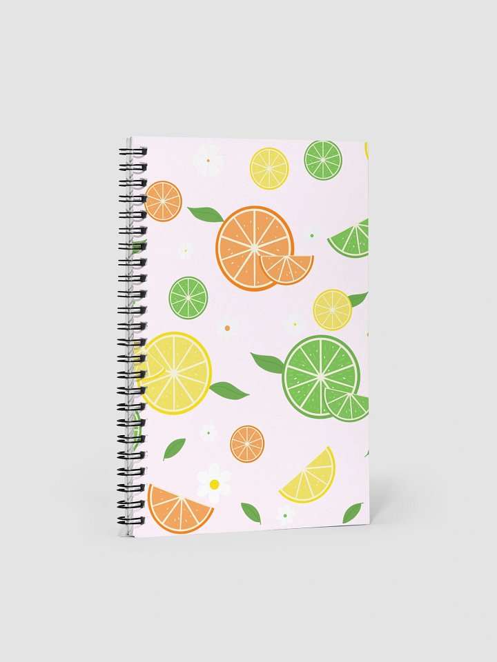 Citrus Joy Pattern Spiral Journal product image (2)