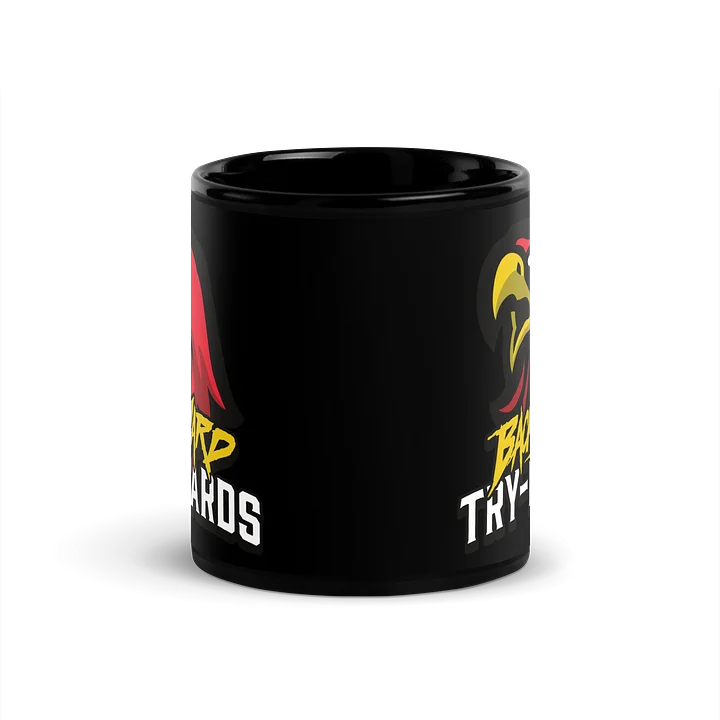 BACKYARD TRY-HARDS Mascot Black Glossy Mug product image (2)