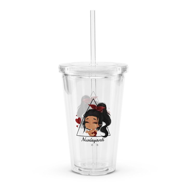 Chibi Nur plastic tumbler product image (2)