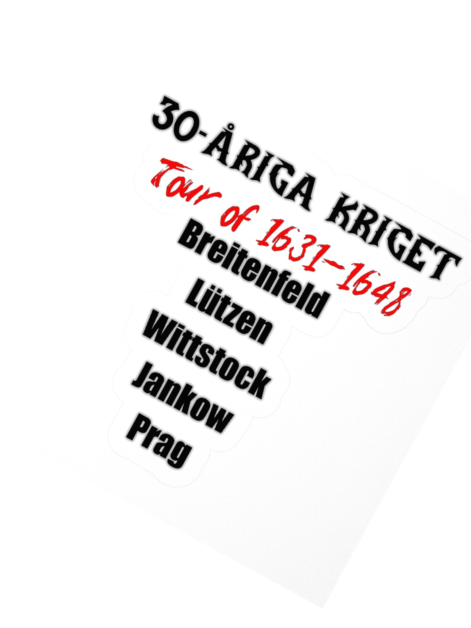 30-åriga kriget on tour (Sticker) product image (4)