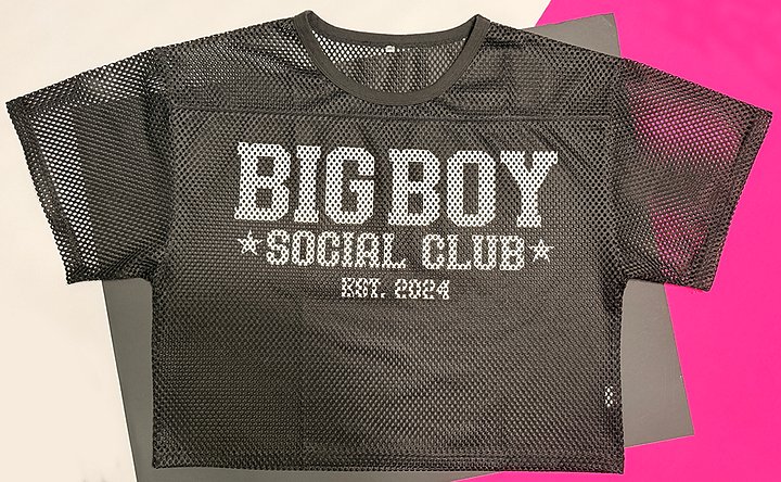 Big Boy Social Club Cropped Mesh Jersey (PRE-ORDER) product image (1)
