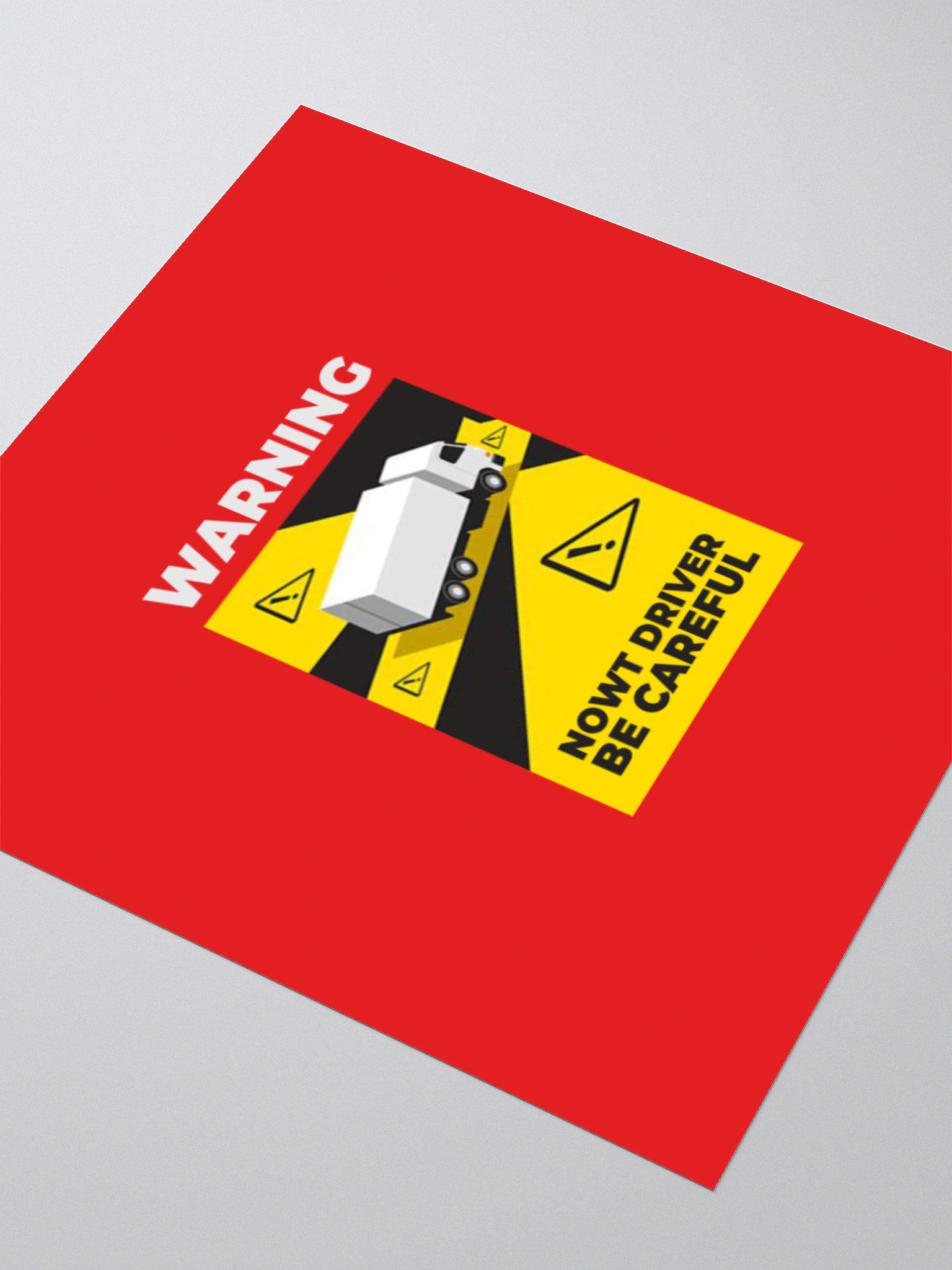 The Stickers: "Warning: NOWT Driver" product image (3)
