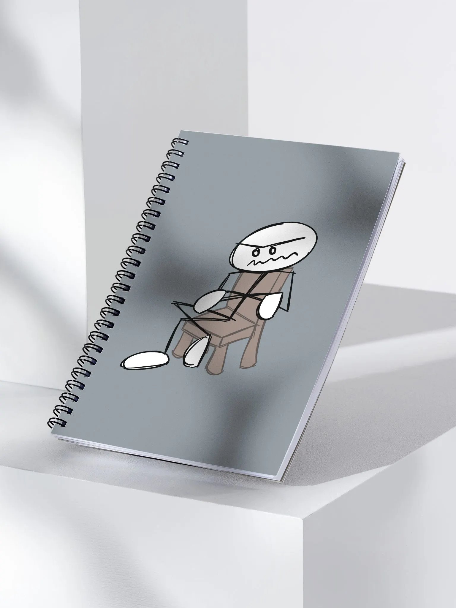 Mr. Grumpy Recalcitrant Man Spiral Notebook product image (3)