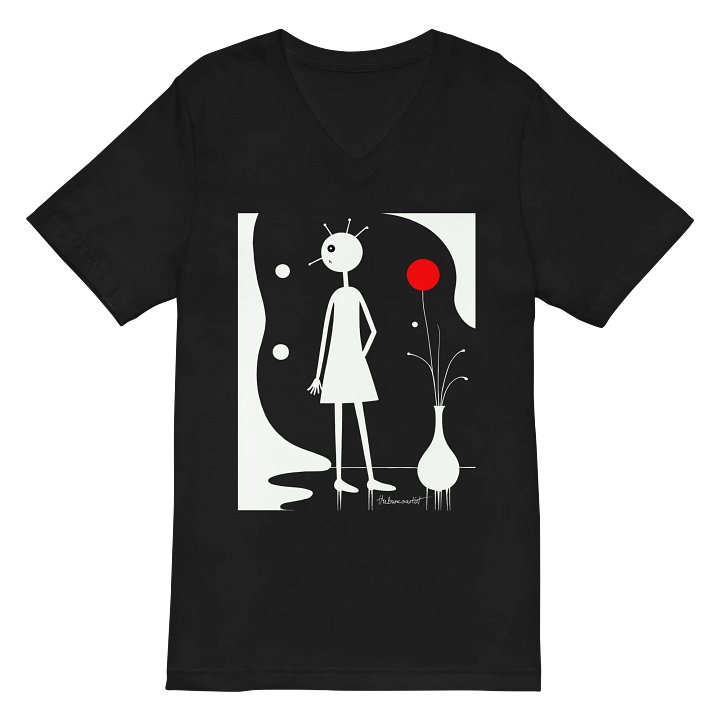 Bella+Canvas Short Sleeve V-Neck Jersey T-Shirt product image (1)