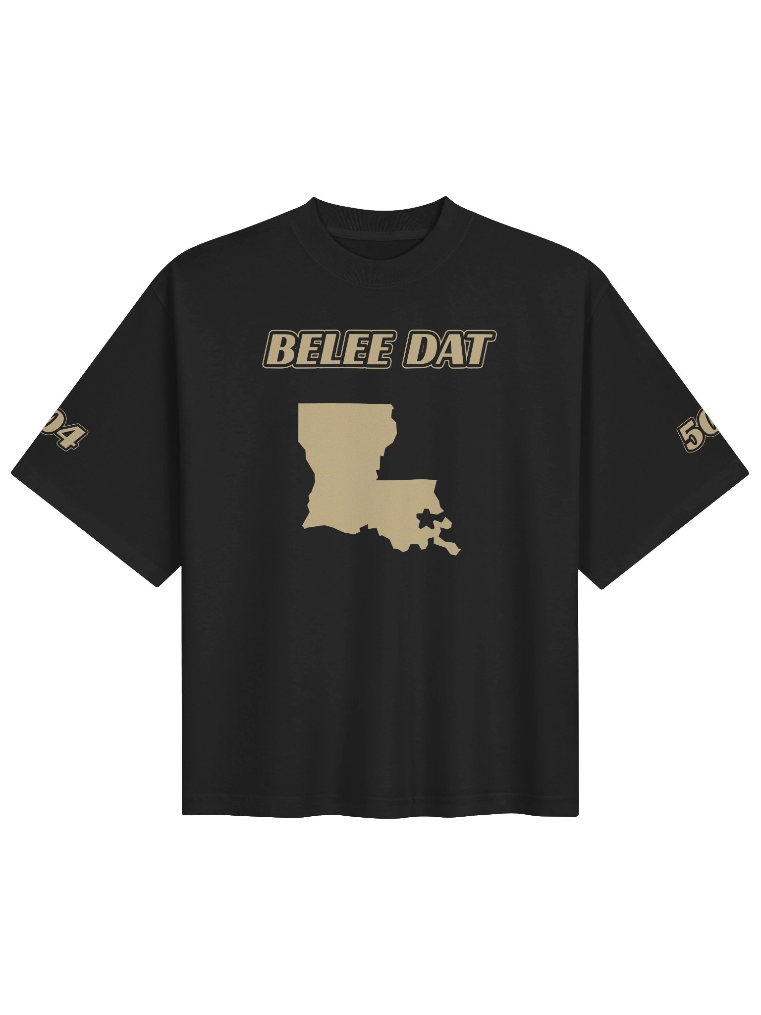 504 — Belee Dat · Tee · Black product image (1)