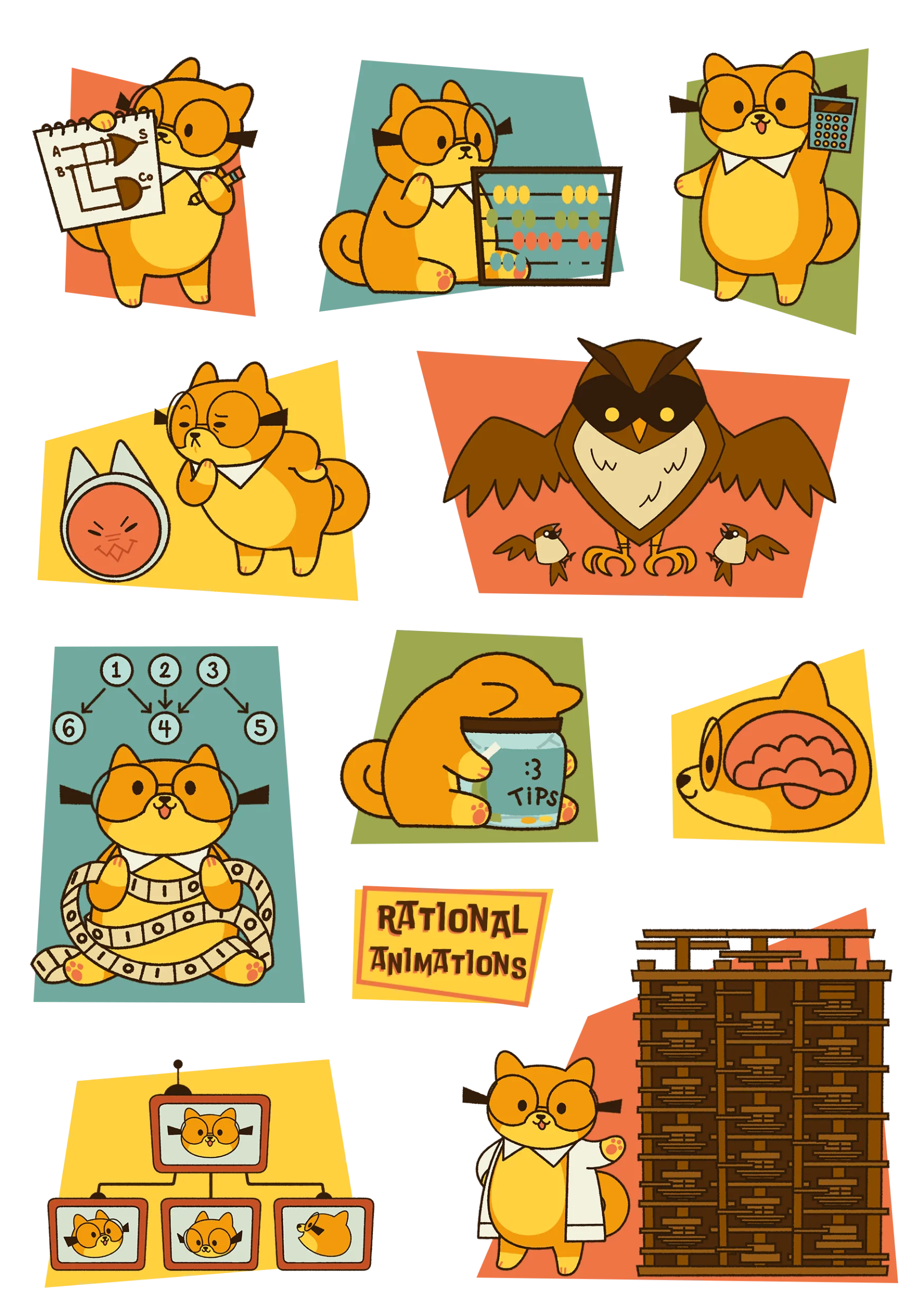 Patreon Tier Sticker Sheet product image (1)