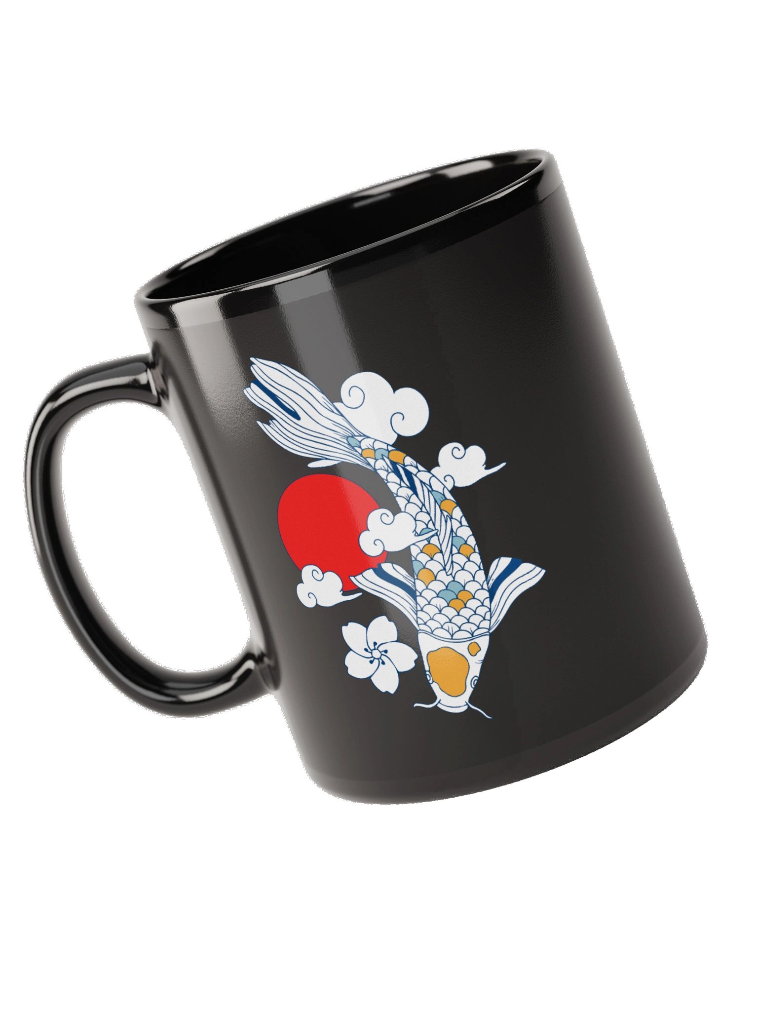 Koi Fish Black Mug product image (5)
