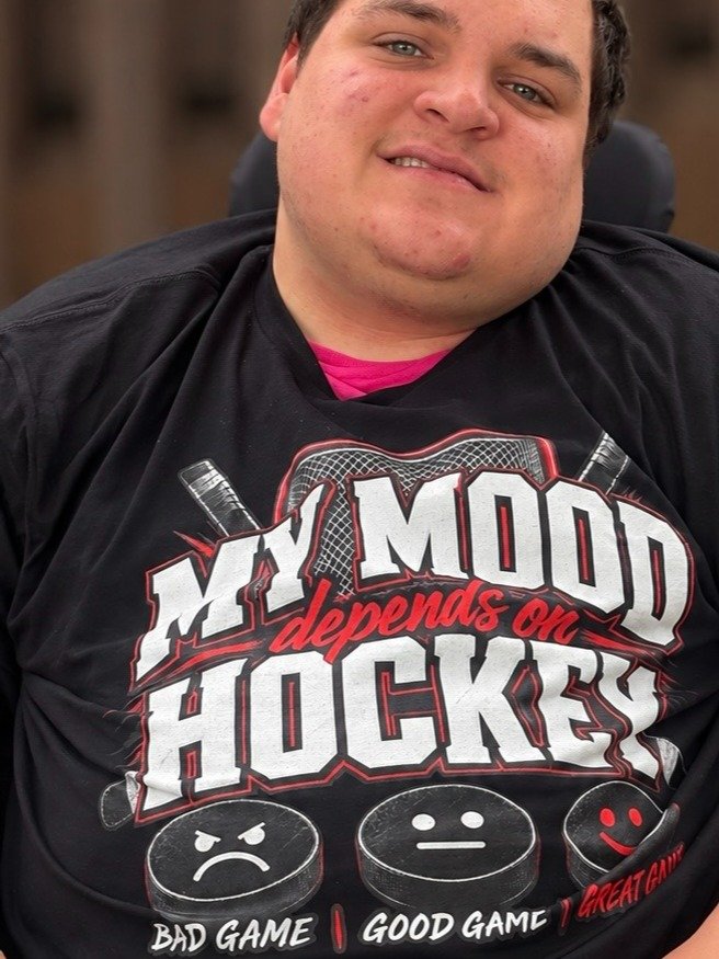my mood depends on hockey shirt product image (2)