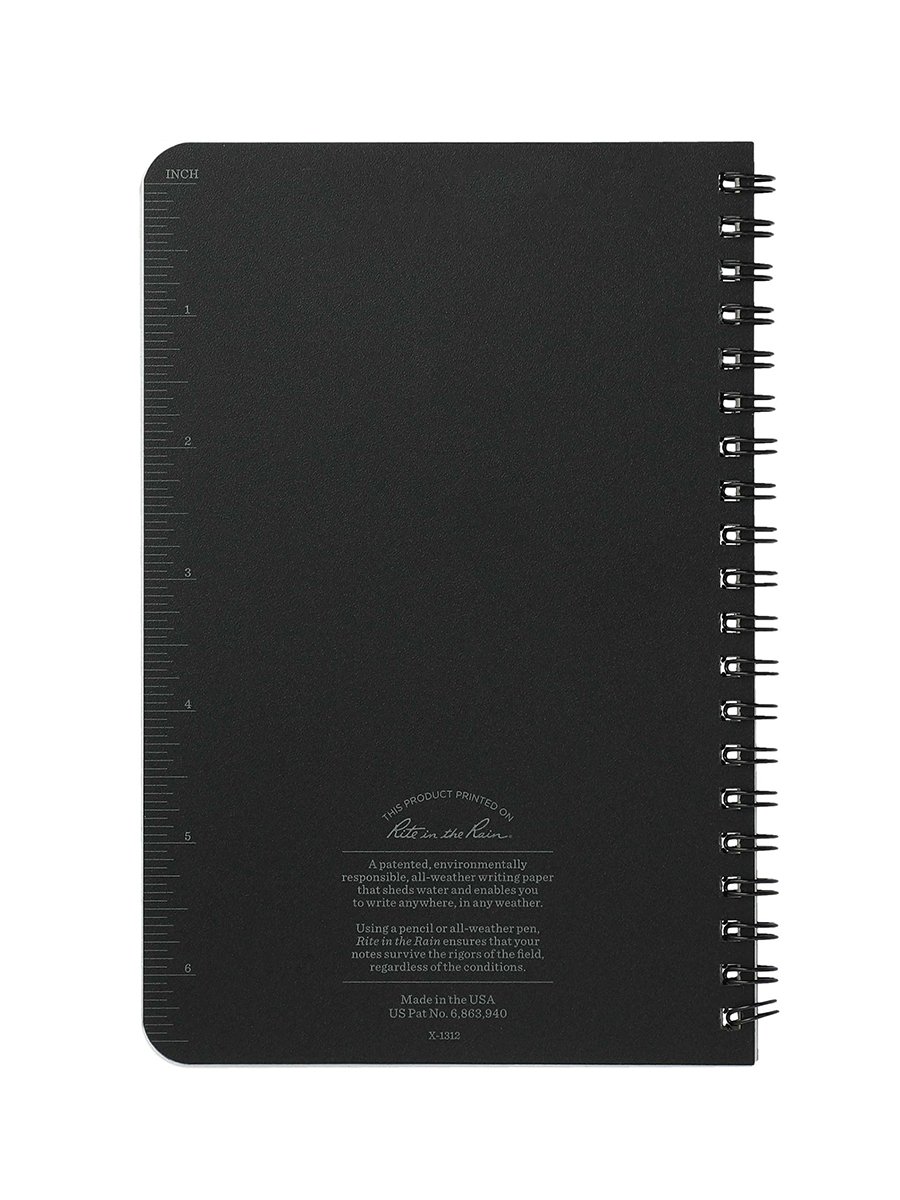 4.6” x 7” Rite in the Rain Side Spiral Notebook product image (2)