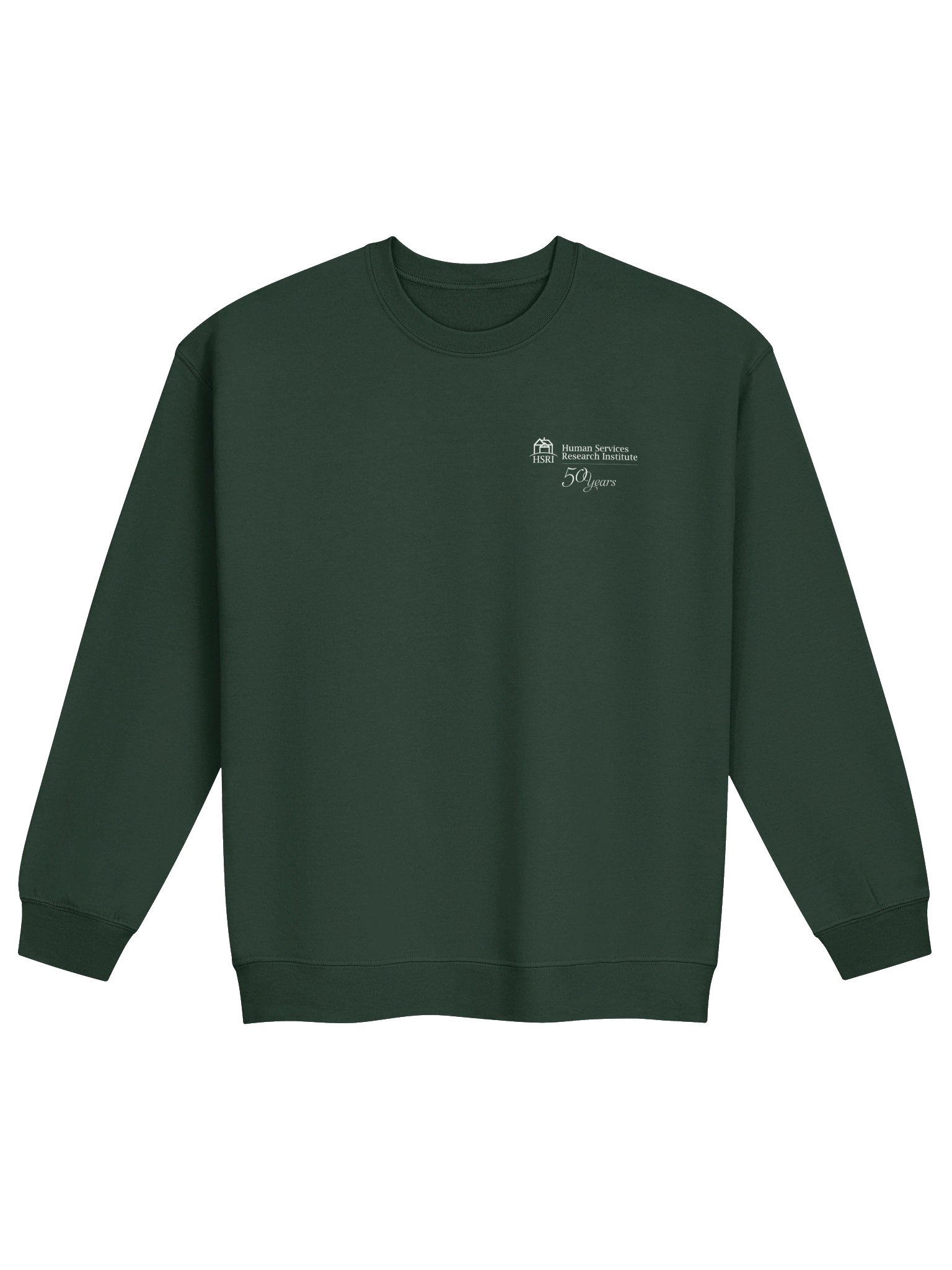 HSRI 50th Anniversary Crewneck Sweatshirt - Forest Green product image (1)