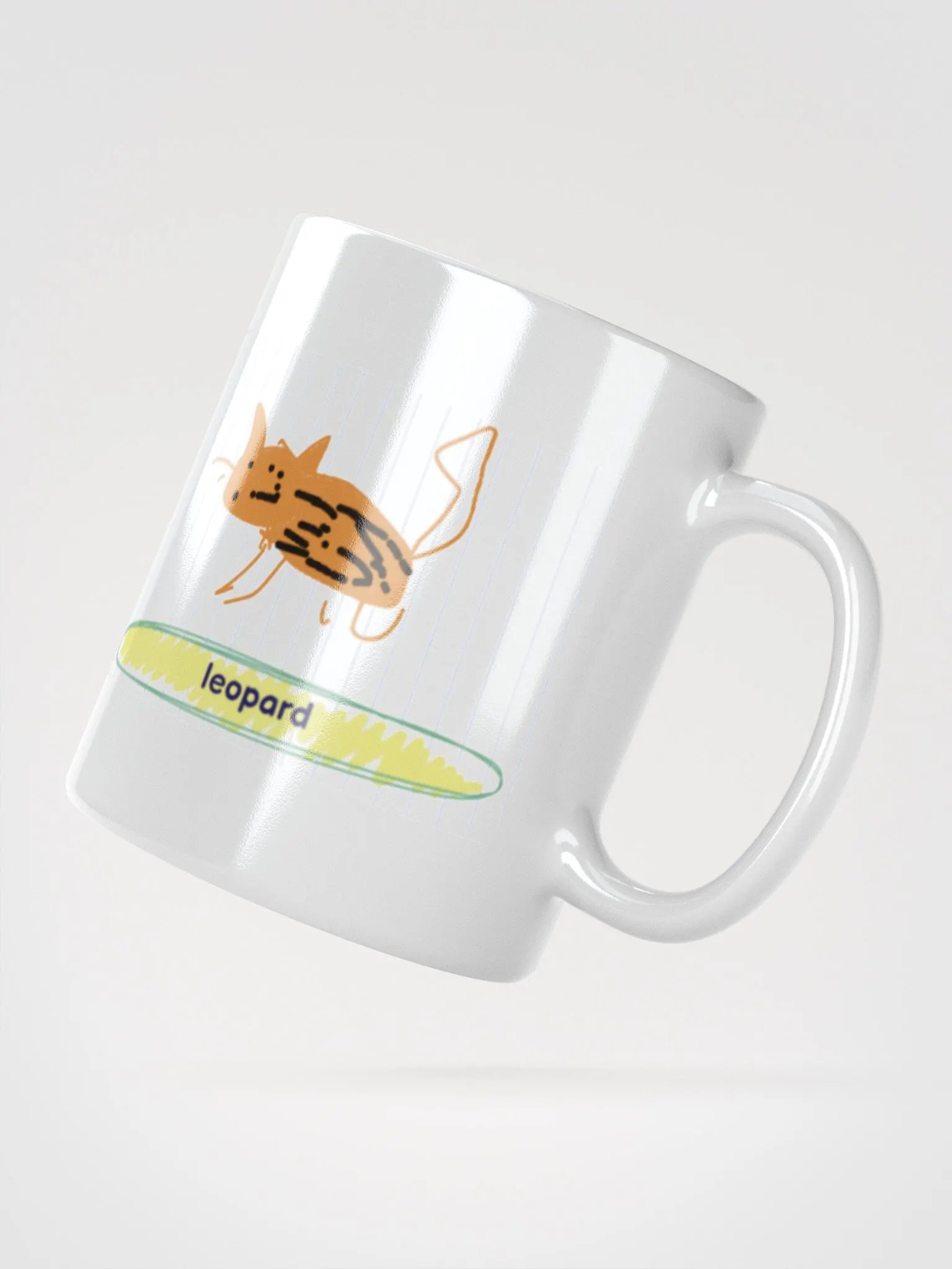 Leopard mug product image (2)