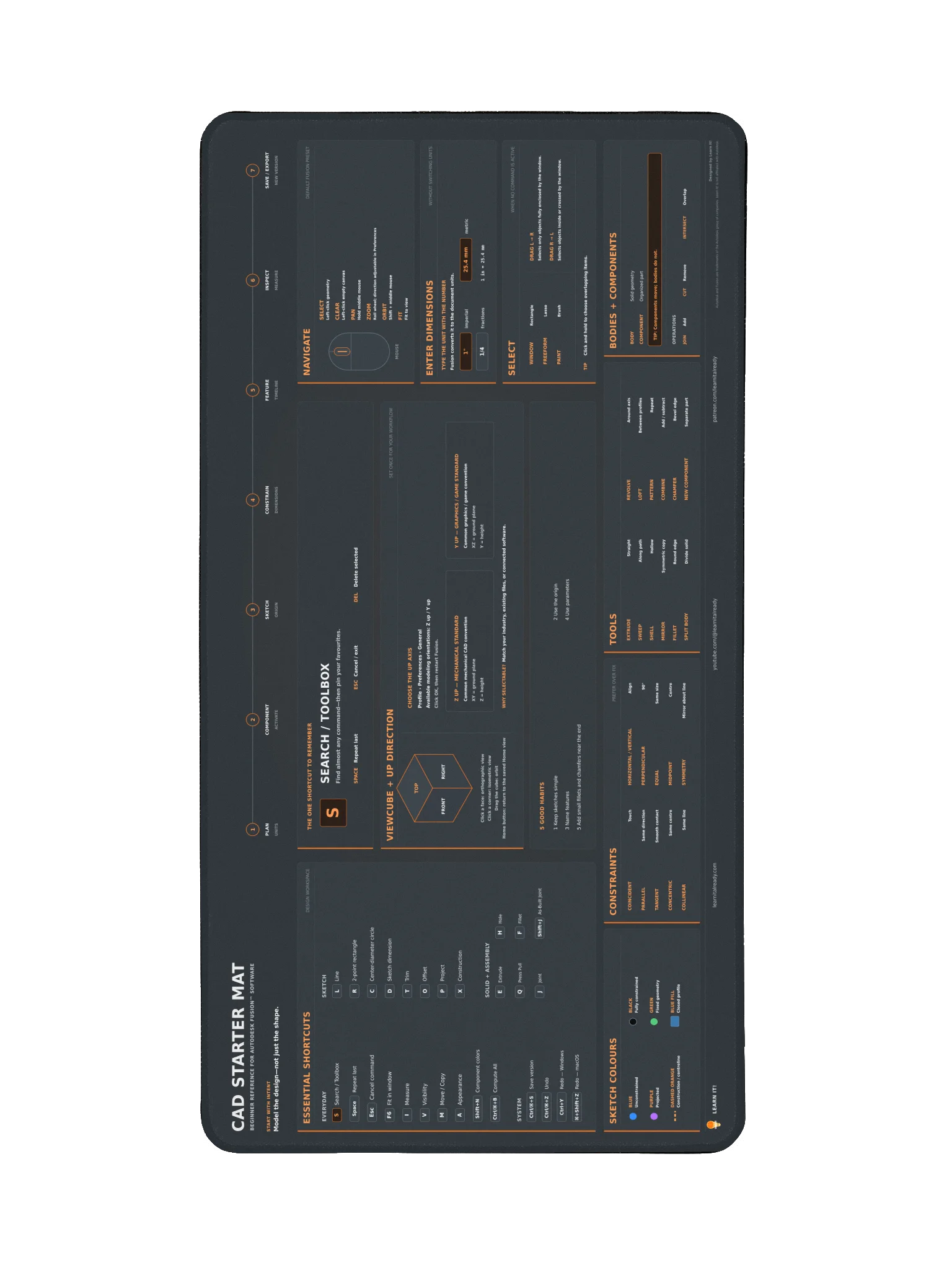CAD Starter Mat - Titanium Mode product image (2)