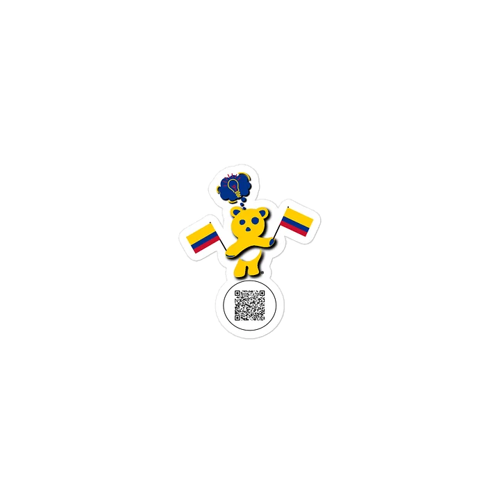 Colombia — Country Bear Sticker | BehrBrained Media product image (1)