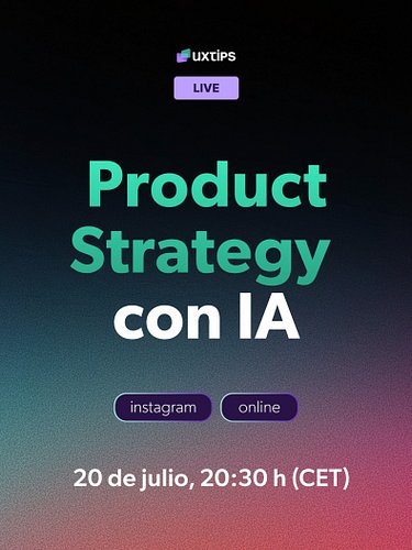 Los espero mañana para conversar sobre estrategia de producto con inteligencia artificial. Vengan con preguntas, ideas y char...