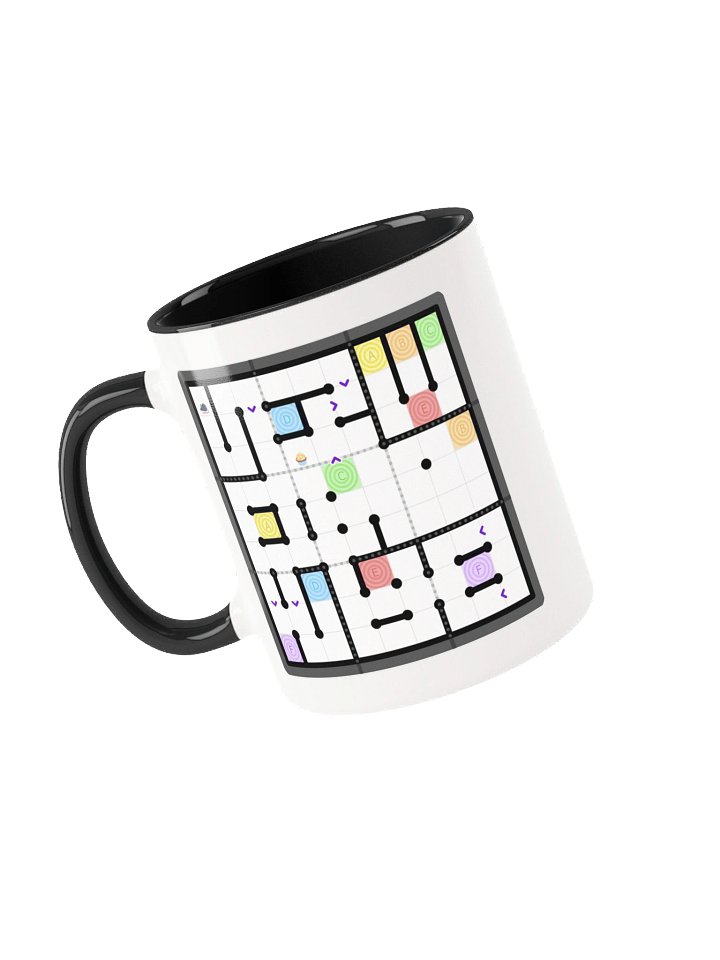 Rat Run Mug: Black Maze product image (1)
