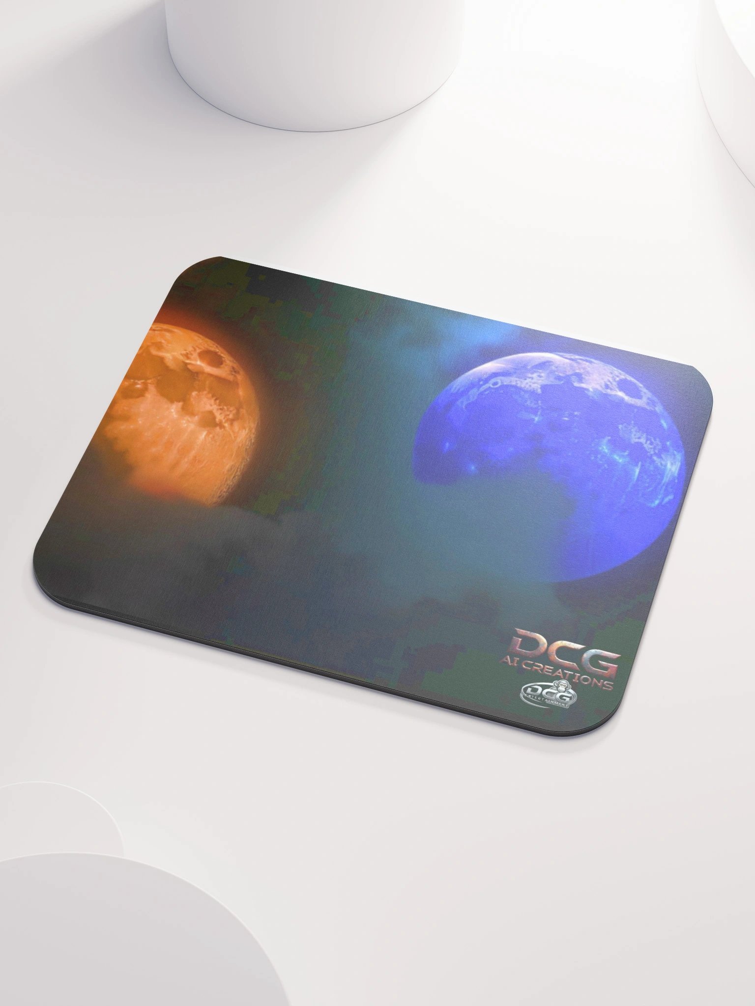 Celestial Dual Moon Mouse Pad product image (3)