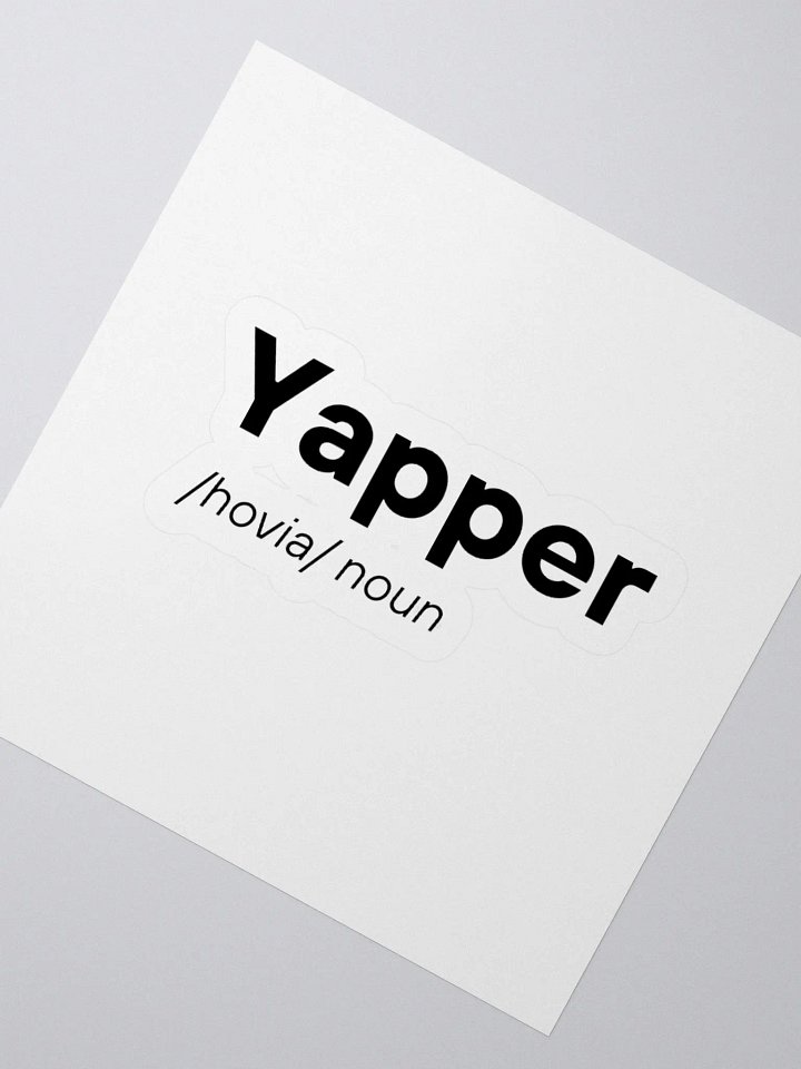 Yapper Sticker product image (5)