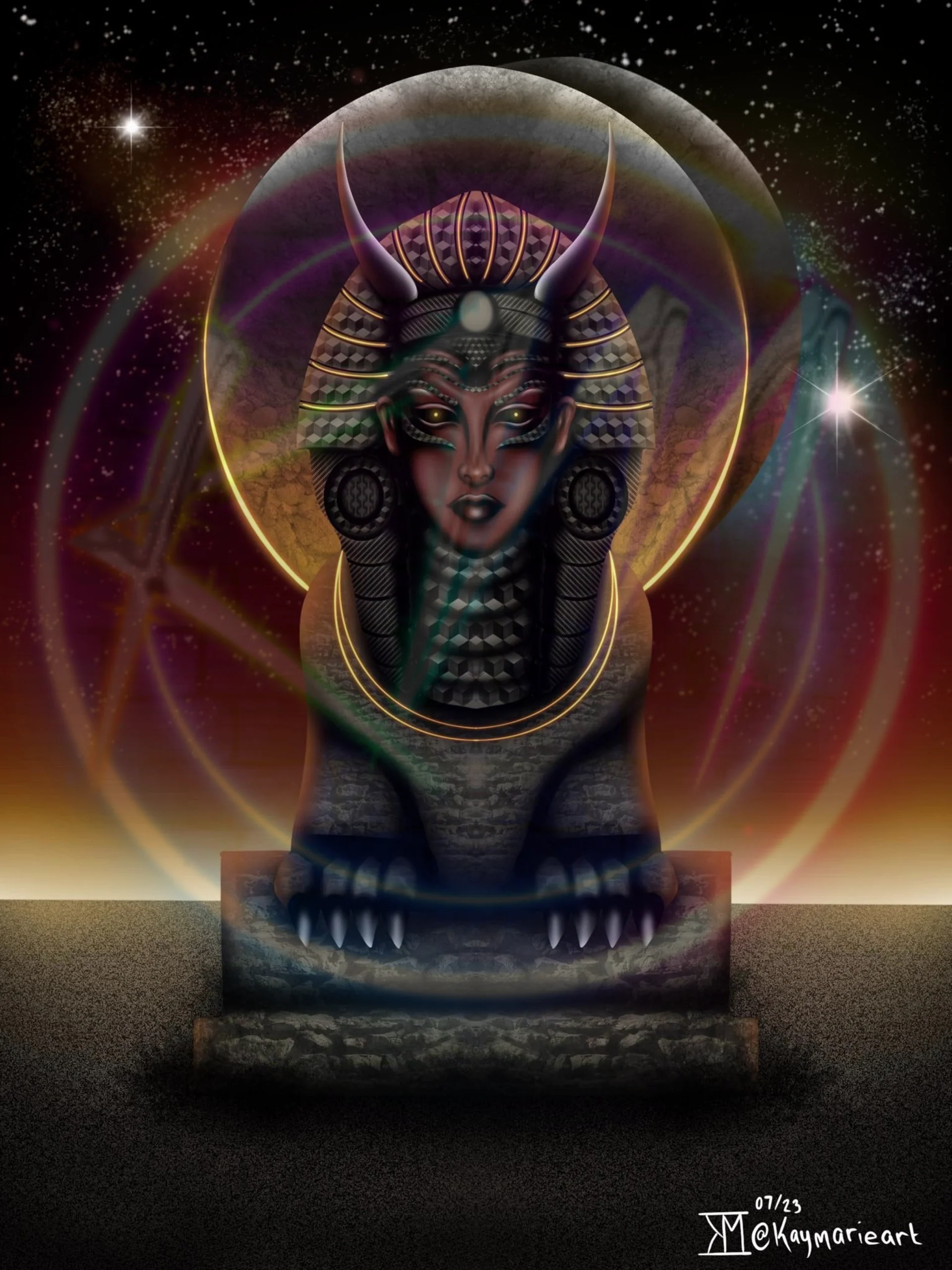 Rise of Sphynx Digital Print product image (1)