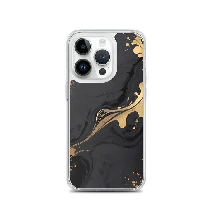 MagSafe® Clear Case for iPhone® – Mystic Gold Flow product image (1)