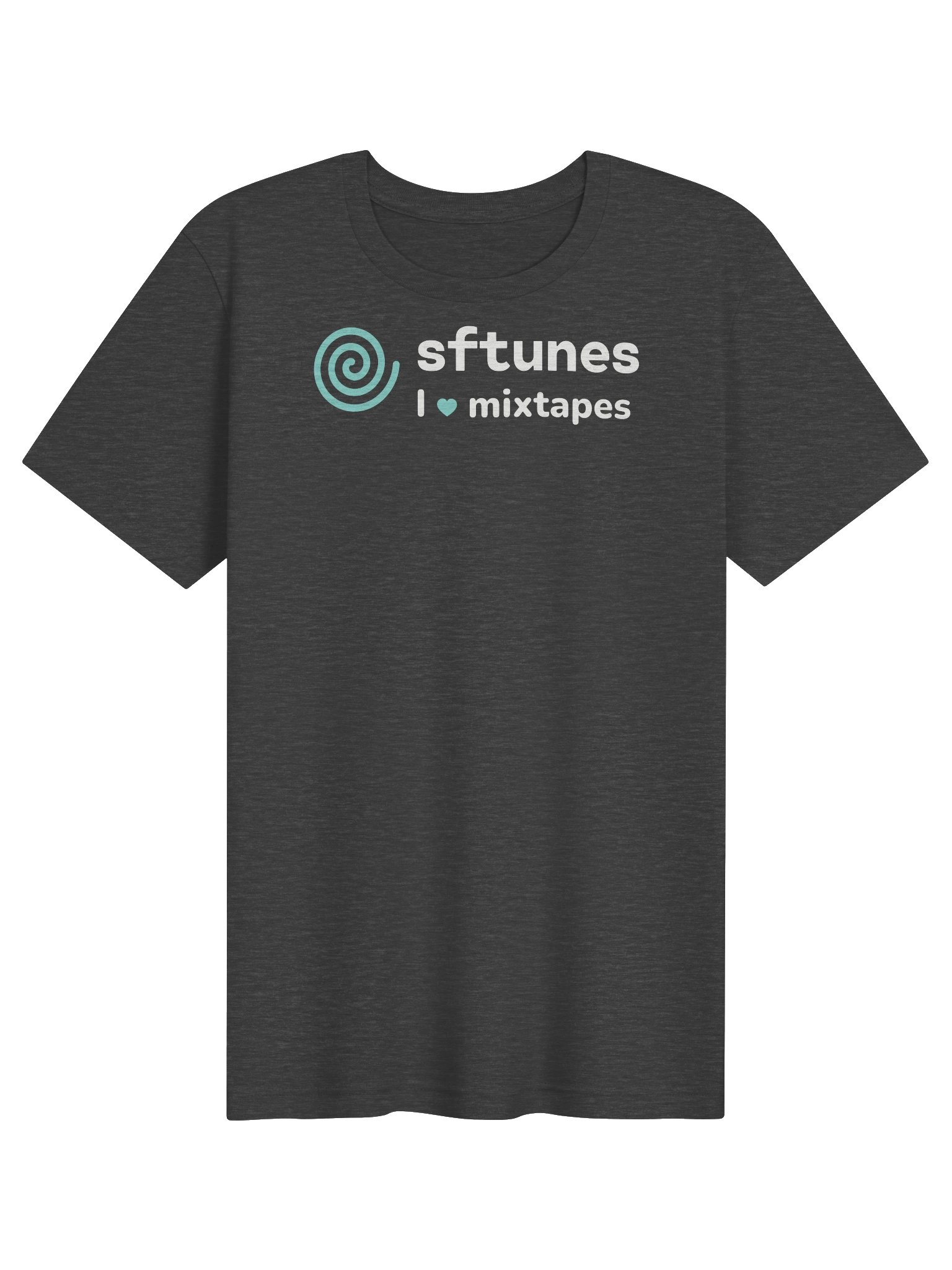 I ♥ mixtapes tee (Charcoal) product image (1)
