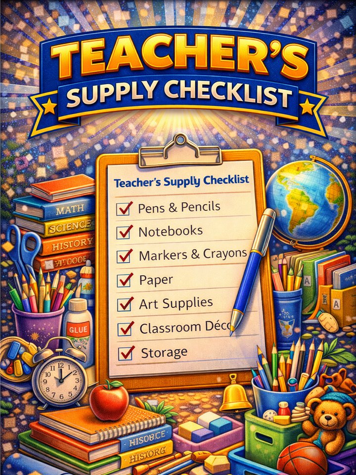 Teacher’s Supply Checklist product image (1)