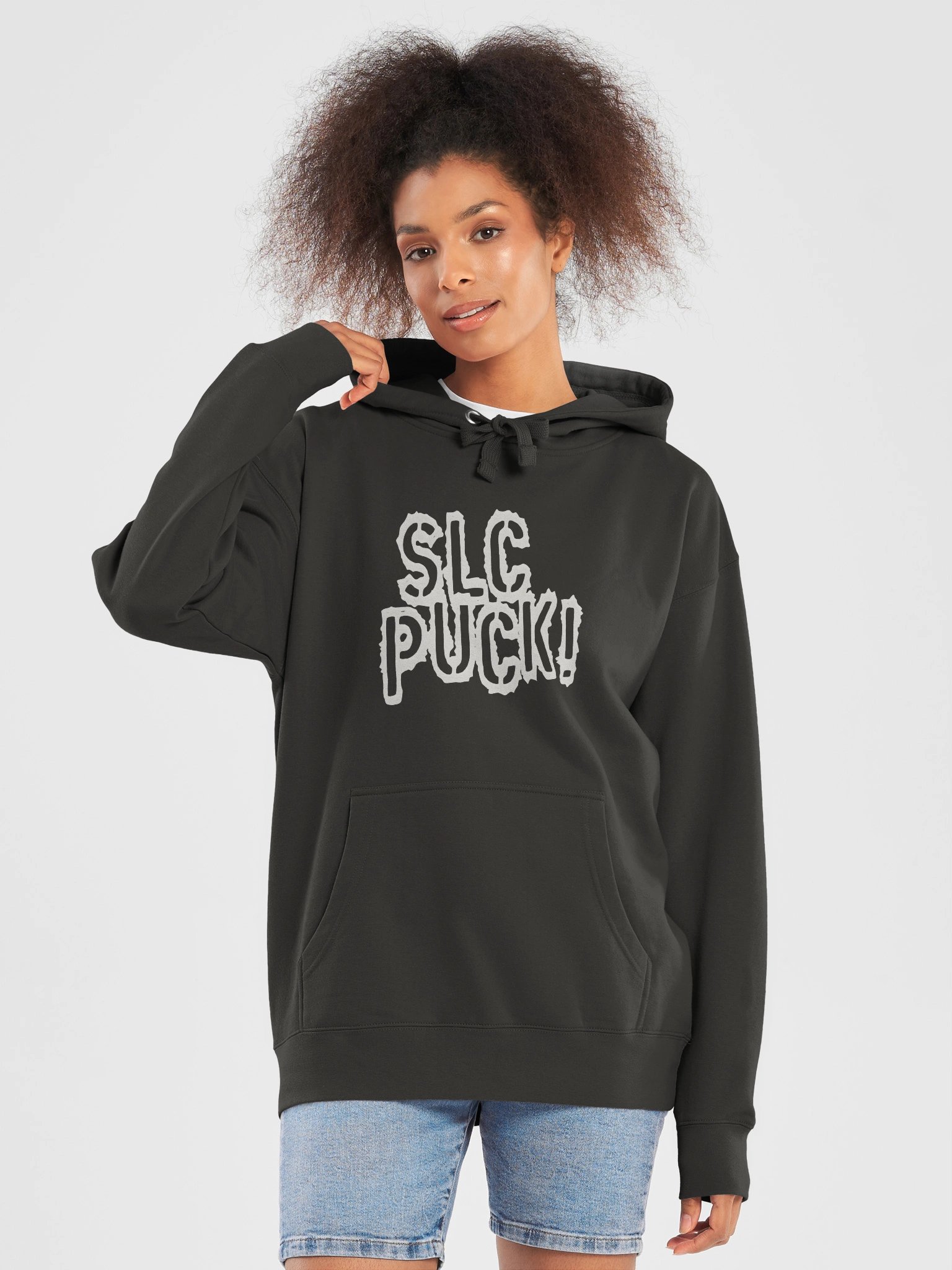 SLC Puck Logo Hoodie – Charcoal product image (5)