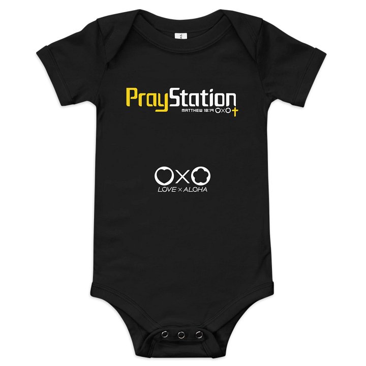 LXA PrayStation Baby One Piece | Love X Aloha - Faith Collection | Premium Christian Apparel product image (1)