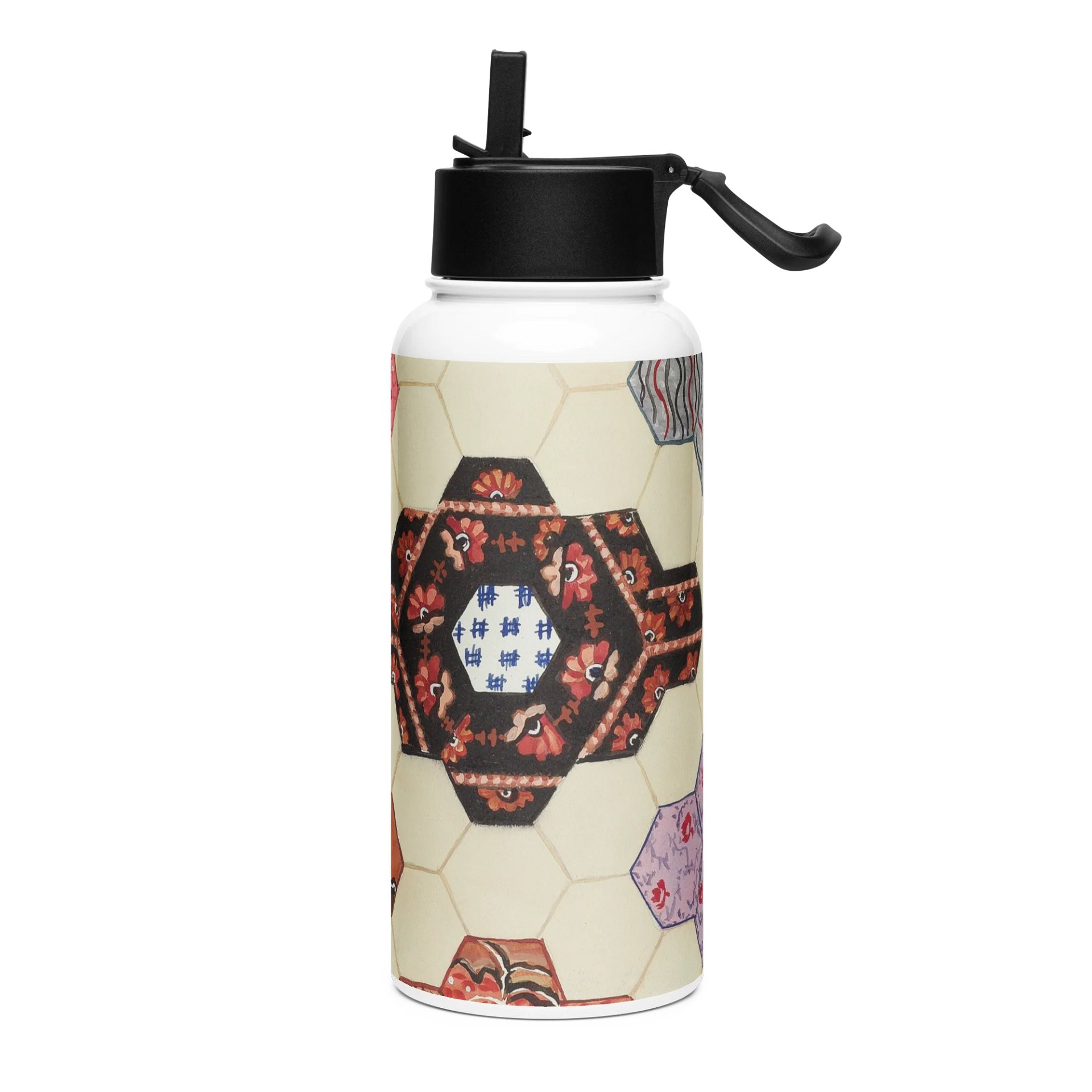 HexaQuilt 32oz. Stainless Steel Water Bottle product image (3)