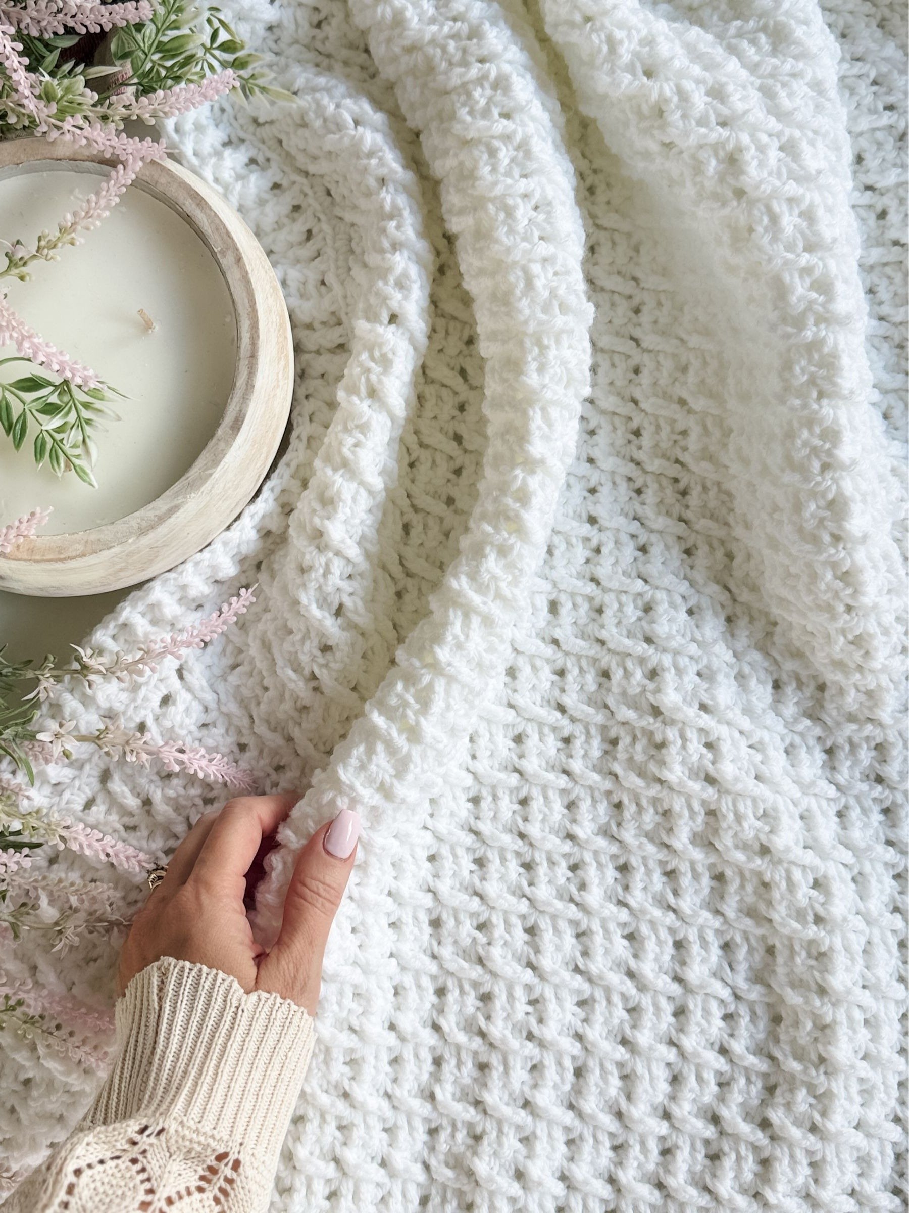 Honey Weave Throw Crochet Pattern product image (1)