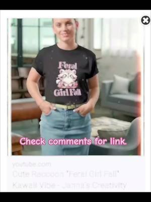 I have a new YouTube short up. The Cute Feral Girl Fall design.  Link in the comments.  #YouTube #shorts #feralgirlfall #kawaii 