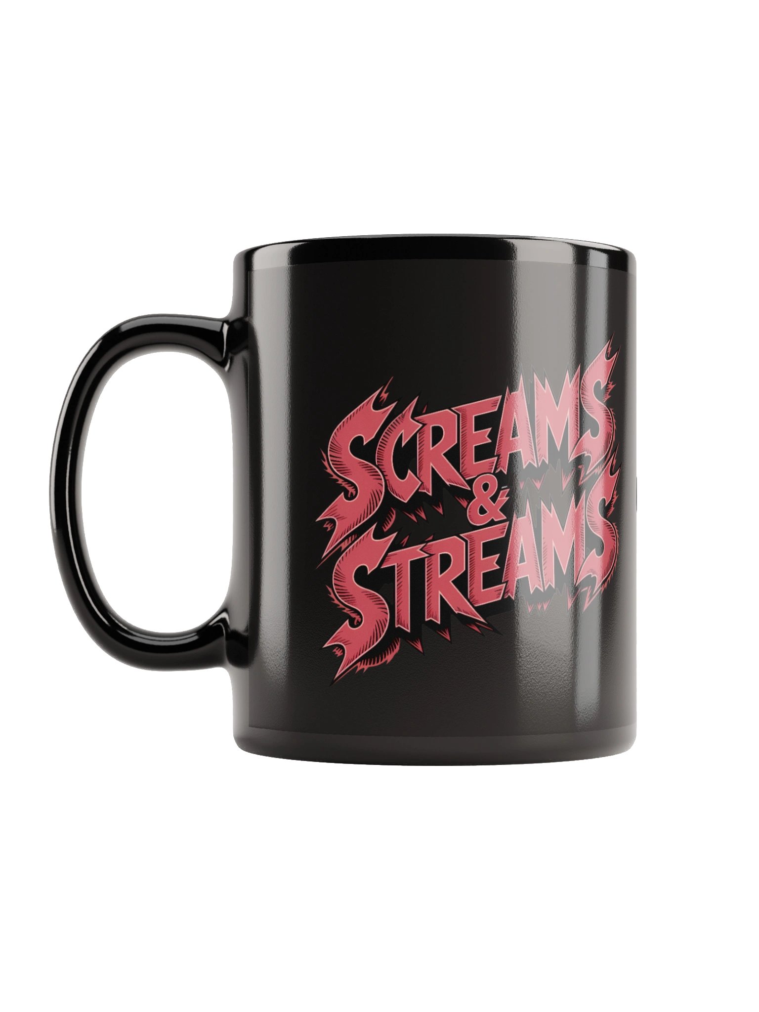 Slasher Screams & Streams Black Glossy Mug product image (6)