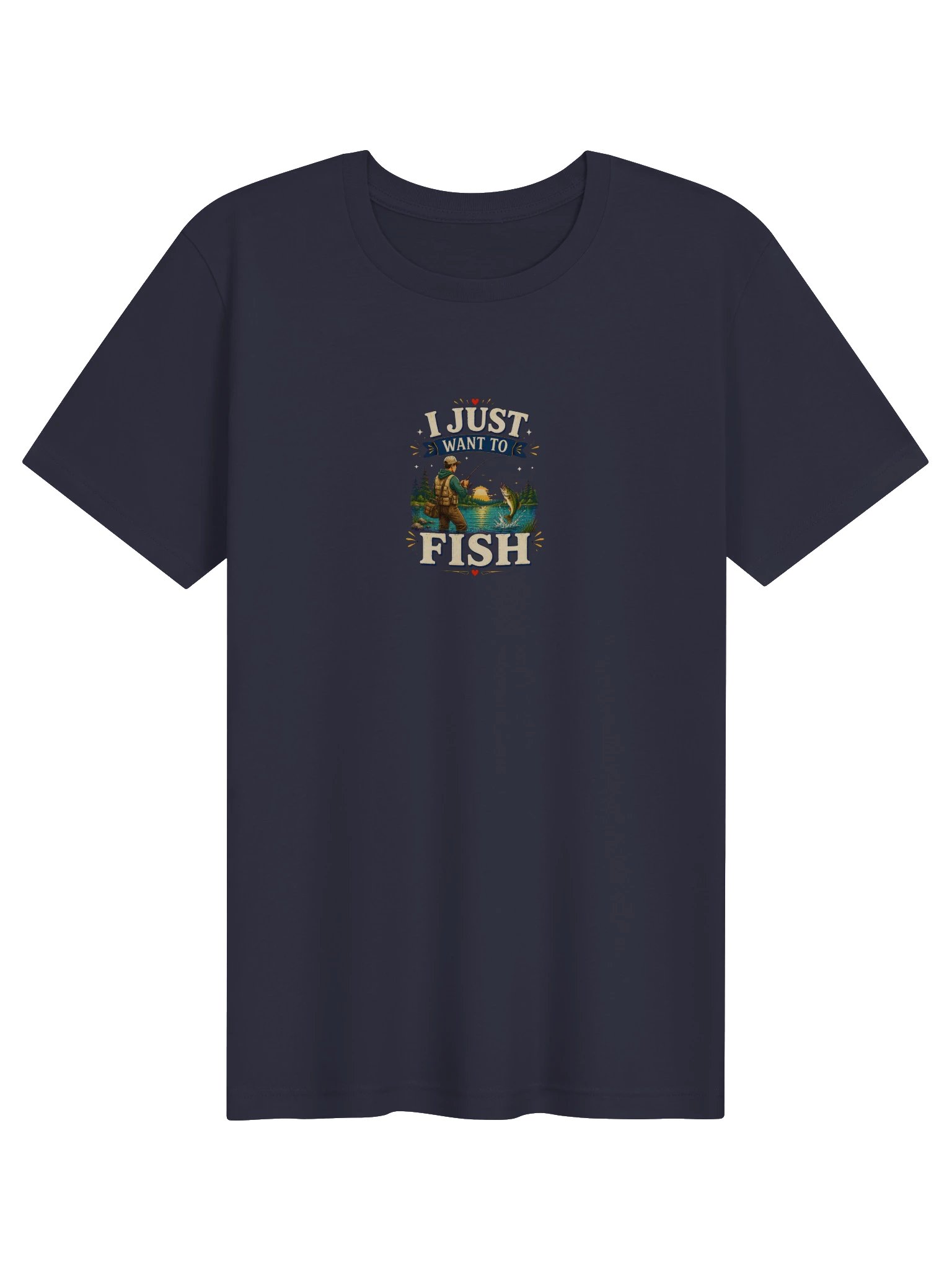 I Just Want To Fish Tee product image (1)