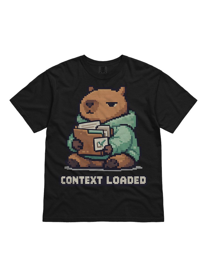 Context Loaded Capybara T-Shirt product image (1)
