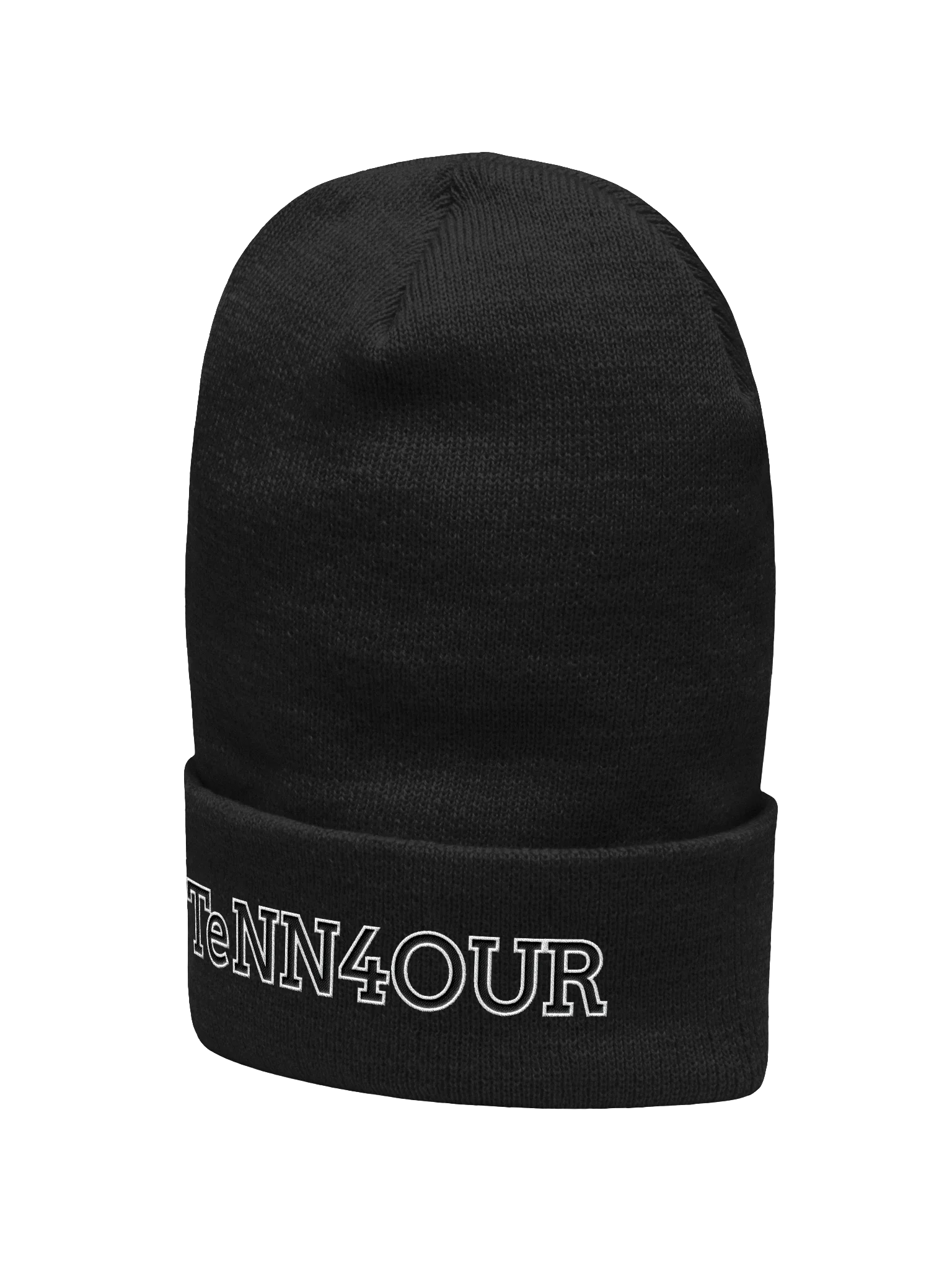 Embroidered White Outline Beanie product image (6)
