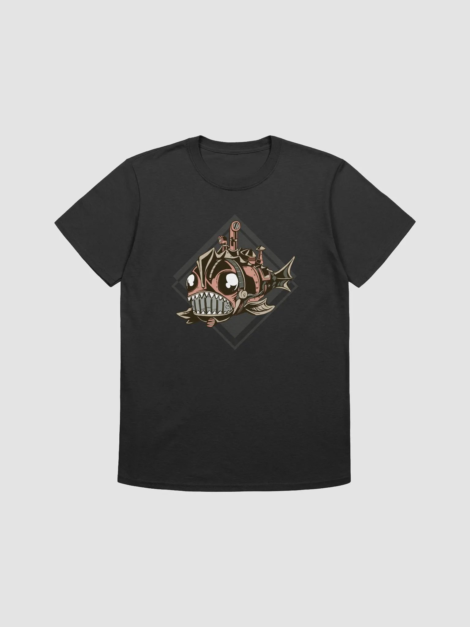Mechanical Fish Steampunk Unisex T-Shirt product image (1)